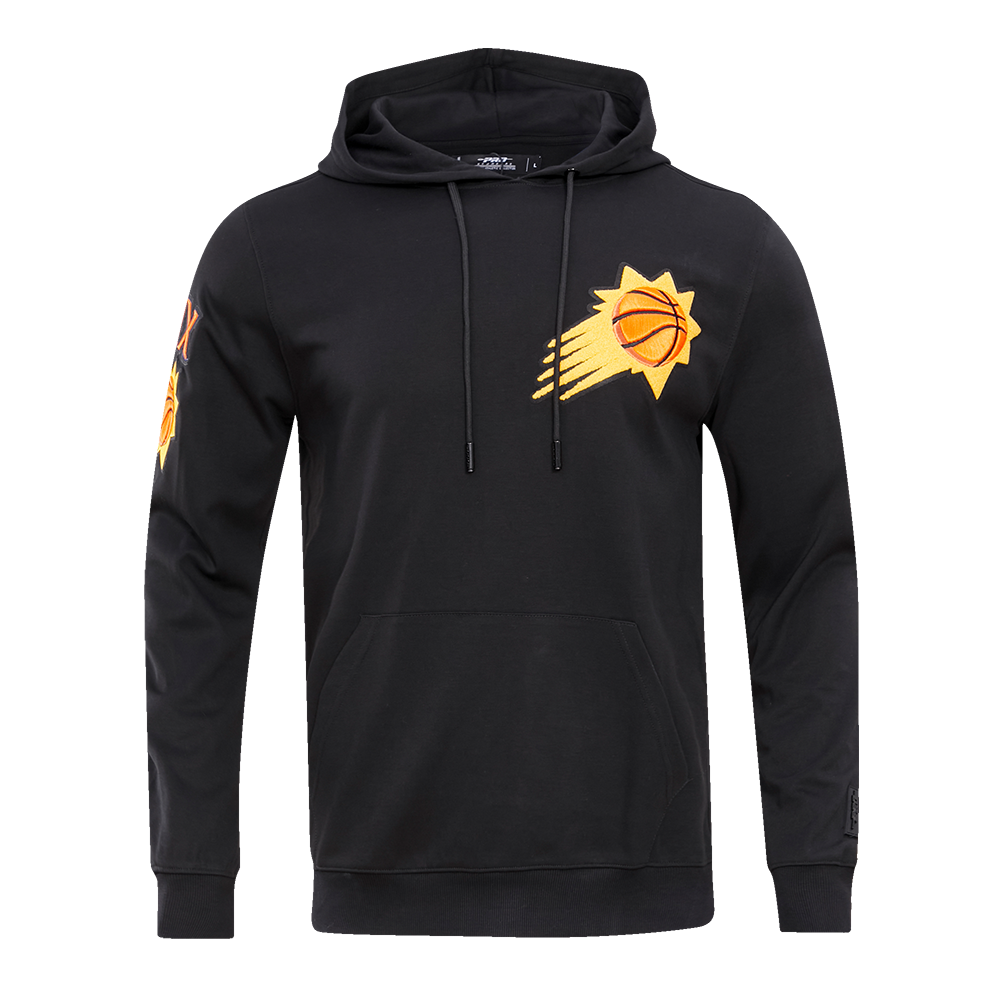 Pro Standard Men's Phoenix Suns Classic Chenille DK PO Hoodie - Black - BLACK Thumbnail View 1