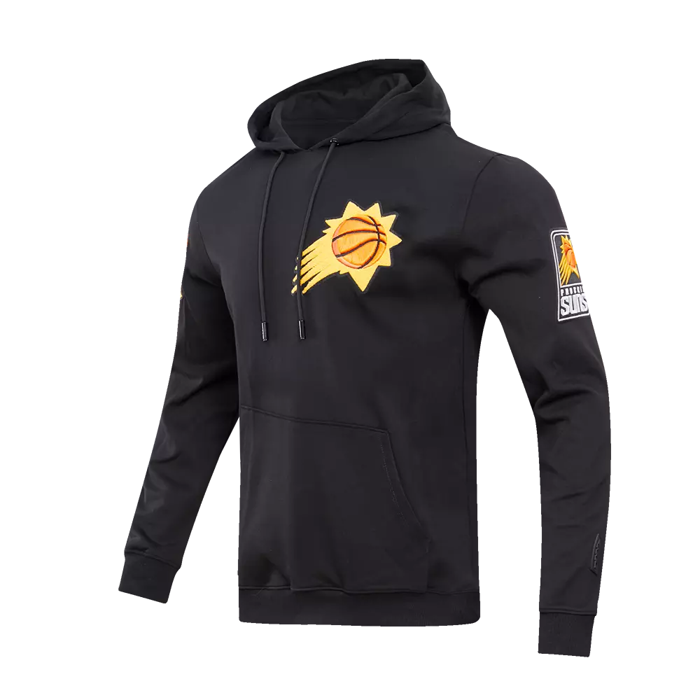 Pro Standard Men's Phoenix Suns Classic Chenille DK PO Hoodie - Black - BLACK