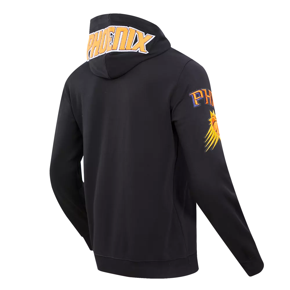 Pro Standard Men's Phoenix Suns Classic Chenille DK PO Hoodie - Black - BLACK