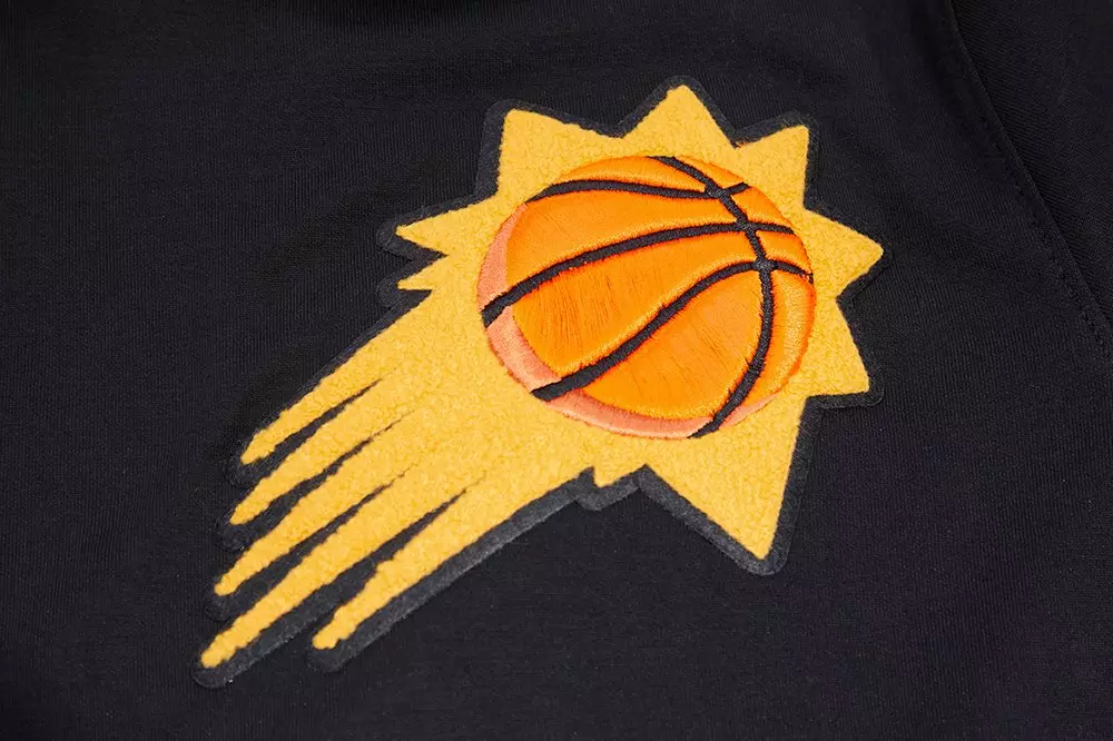 Pro Standard Men's Phoenix Suns Classic Chenille DK PO Hoodie - Black - BLACK