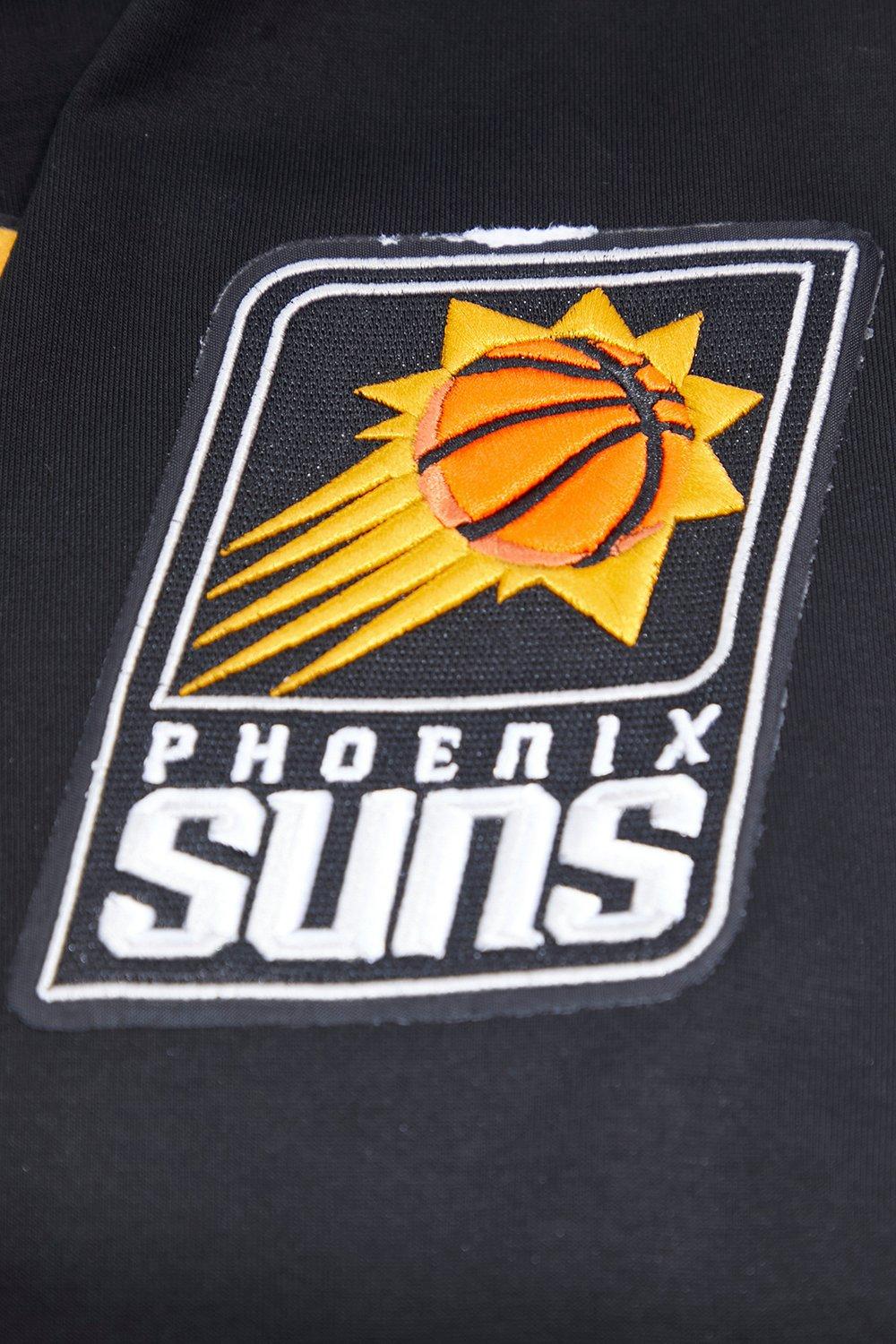 Pro Standard Men's Phoenix Suns Classic Chenille DK PO Hoodie -Black - BLACK Thumbnail View 8