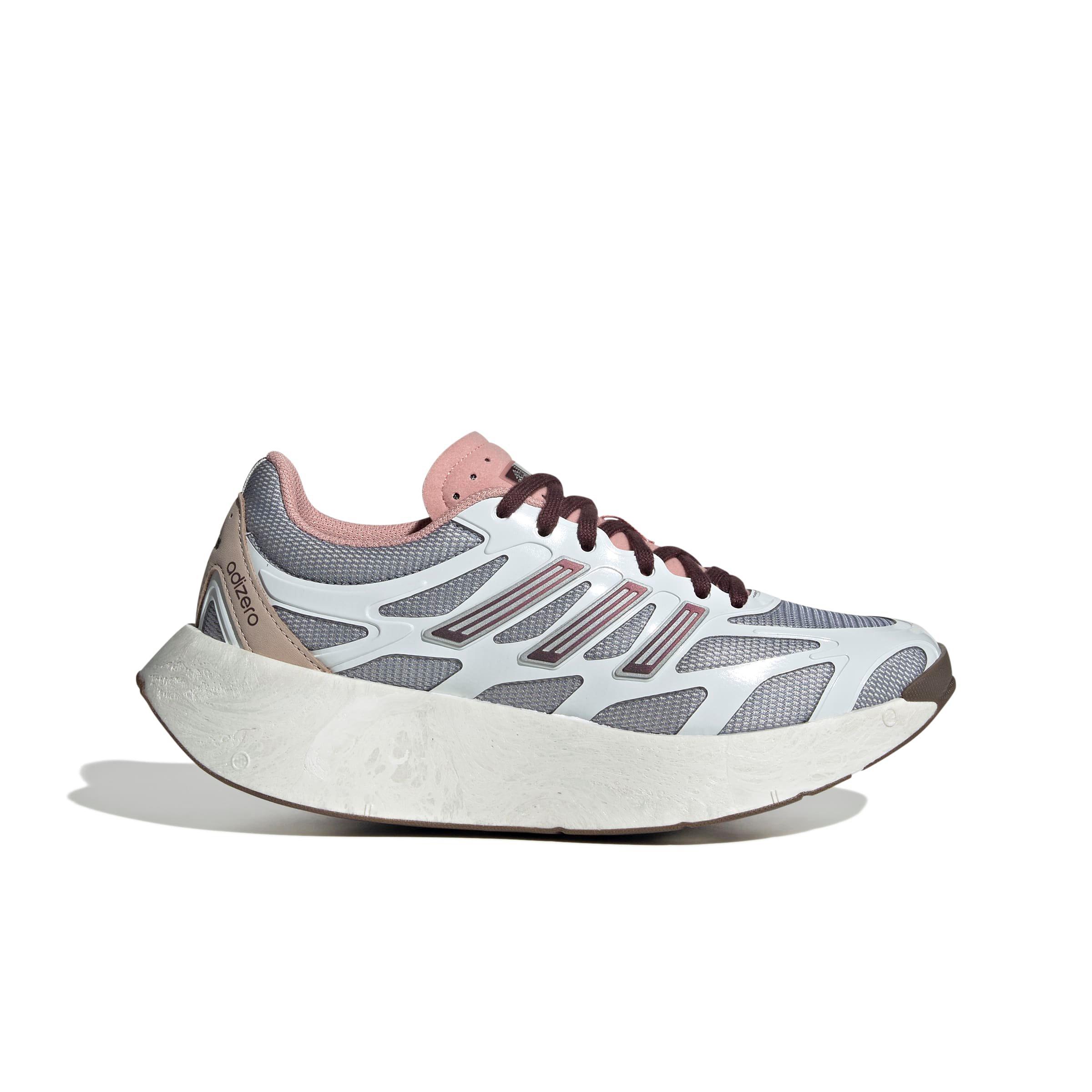 adidas Originals Adizero Aruku "Crystal White/Aurora Ruby/Wonder Mauve" Women's Shoe - WHITE/RUBY/MAUVE Thumbnail View 1