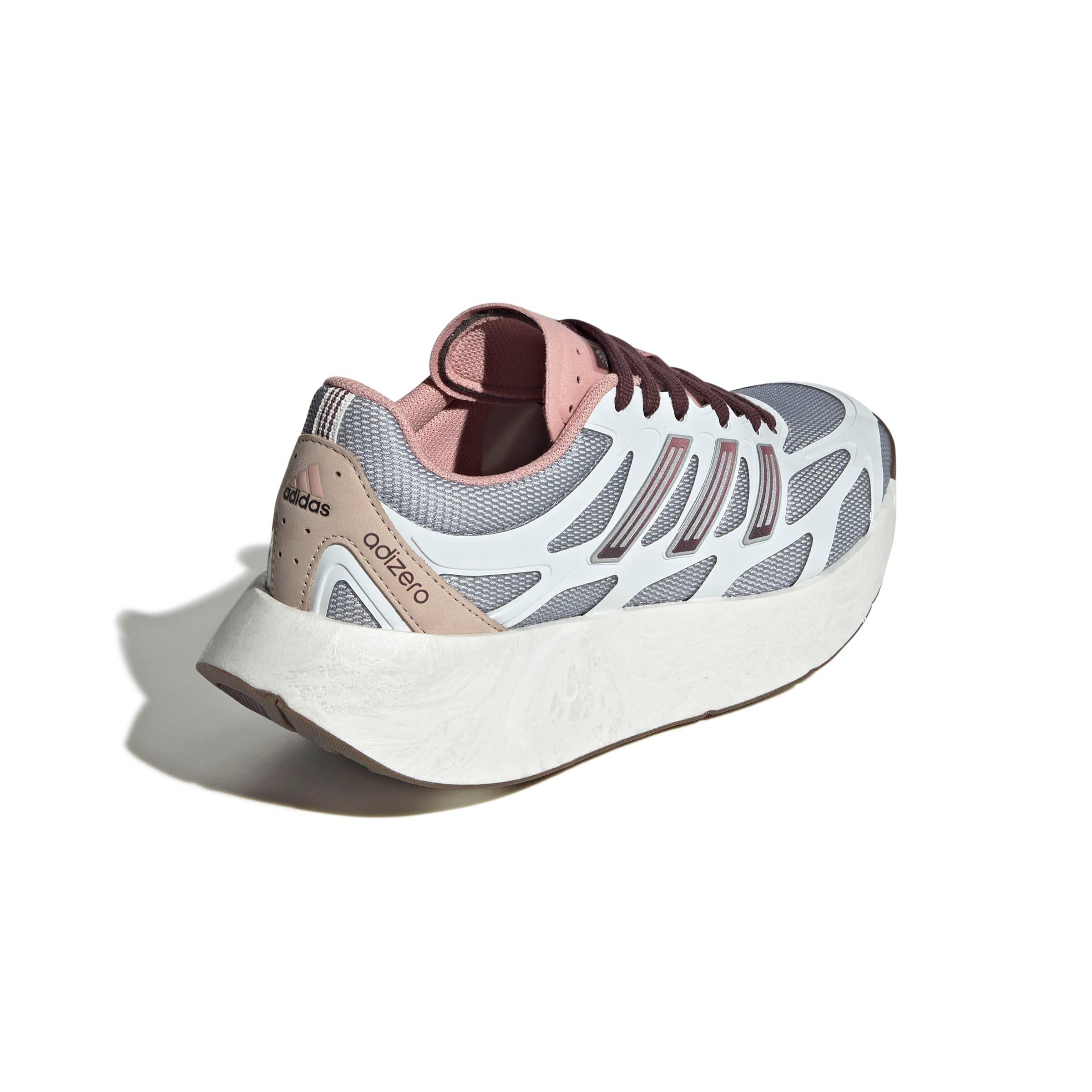 adidas Originals Adizero Aruku "Crystal White/Aurora Ruby/Wonder Mauve" Women's Shoe - WHITE/RUBY/MAUVE Thumbnail View 4