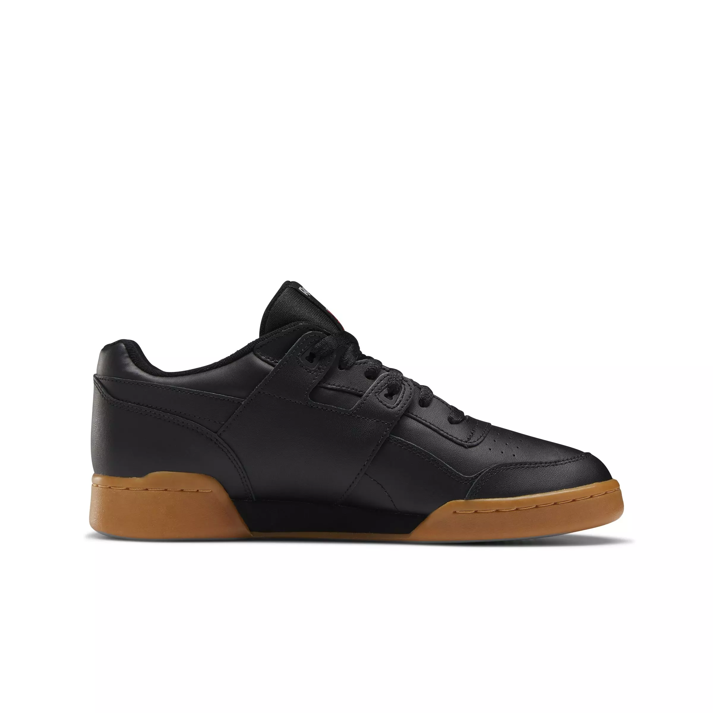 Reebok Workout Plus "Black/Carbon/Classic Red/Reebok Royal Gum" Grade School Boys' Training Shoe - BLACK/CARBON/RED/ROYAL