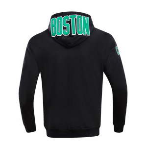 Pro Standard Men's Boston Celtics Classic Chenille DK Full-Zip Pullover Jacket -Black