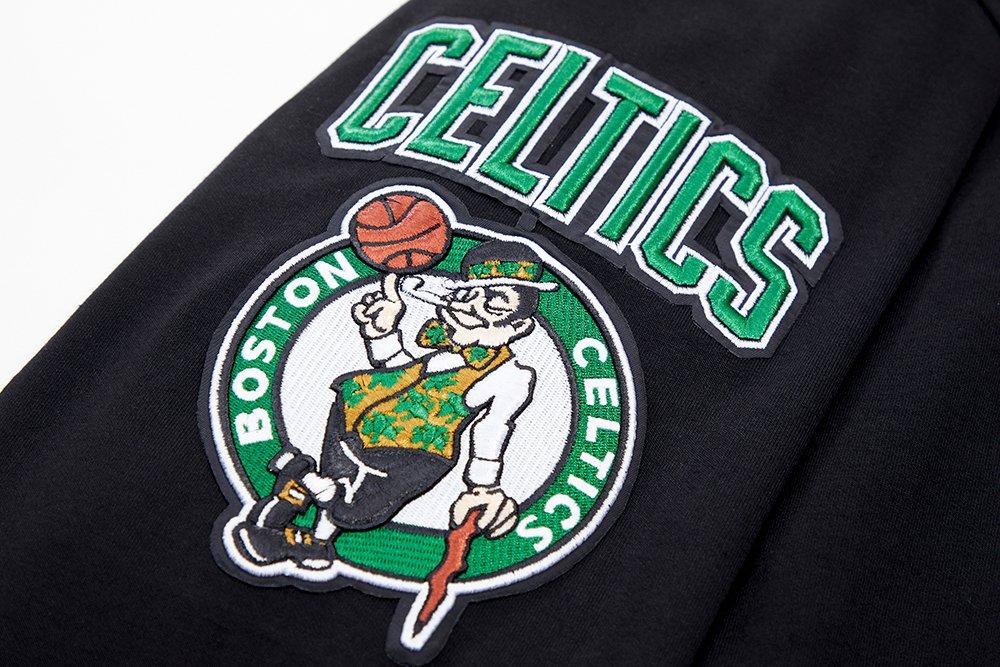 Pro Standard Men's Boston Celtics Classic Chenille DK Full-Zip Pullover Jacket -Black - BLACK Thumbnail View 7