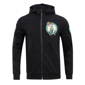 Pro Standard Men's Boston Celtics Classic Chenille DK Full-Zip Pullover Jacket -Black