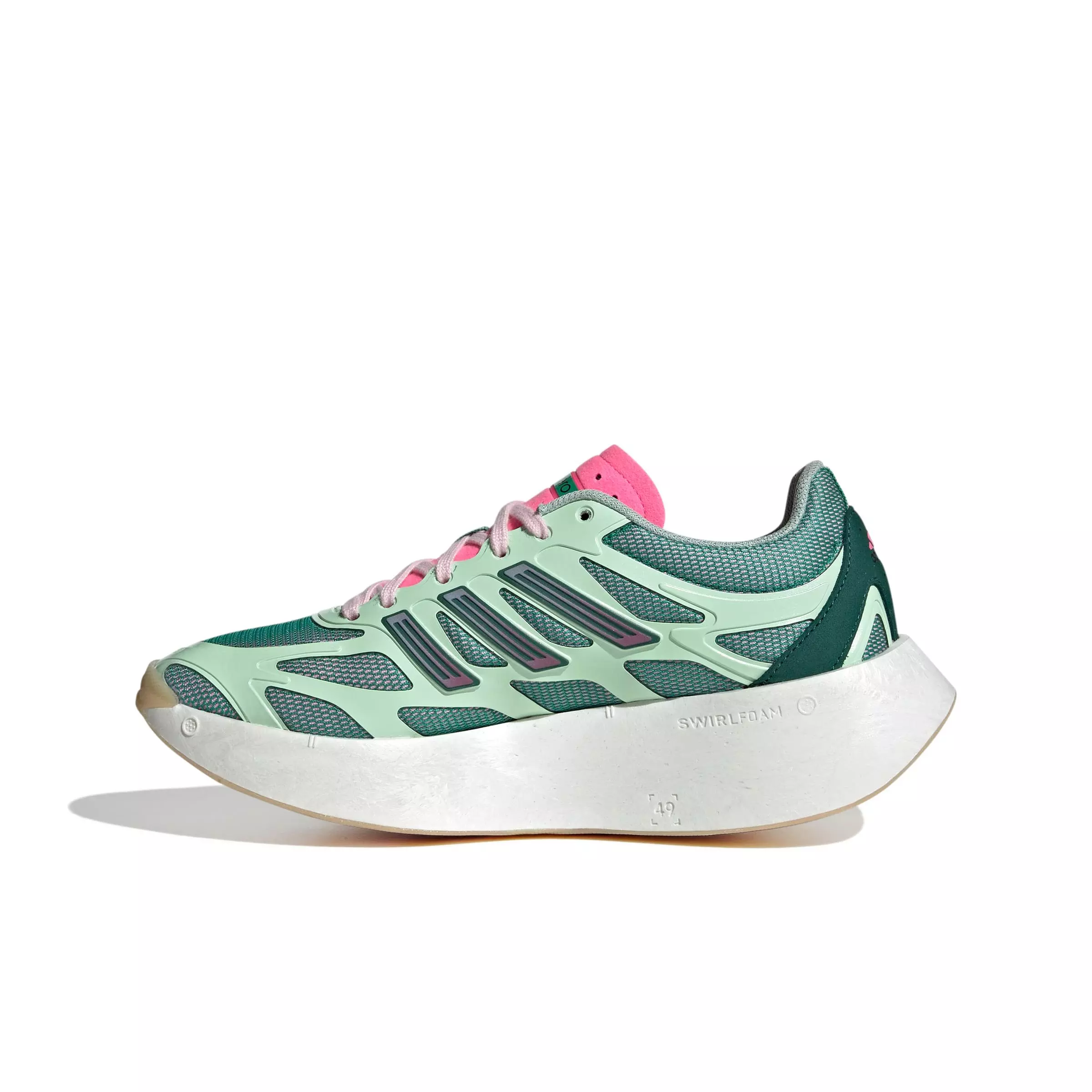 adidas Originals Adizero Aruku "Court Green/Clear Pink/Semi Green Spark" Women's Shoe - GREEN/PINK/GREEN
