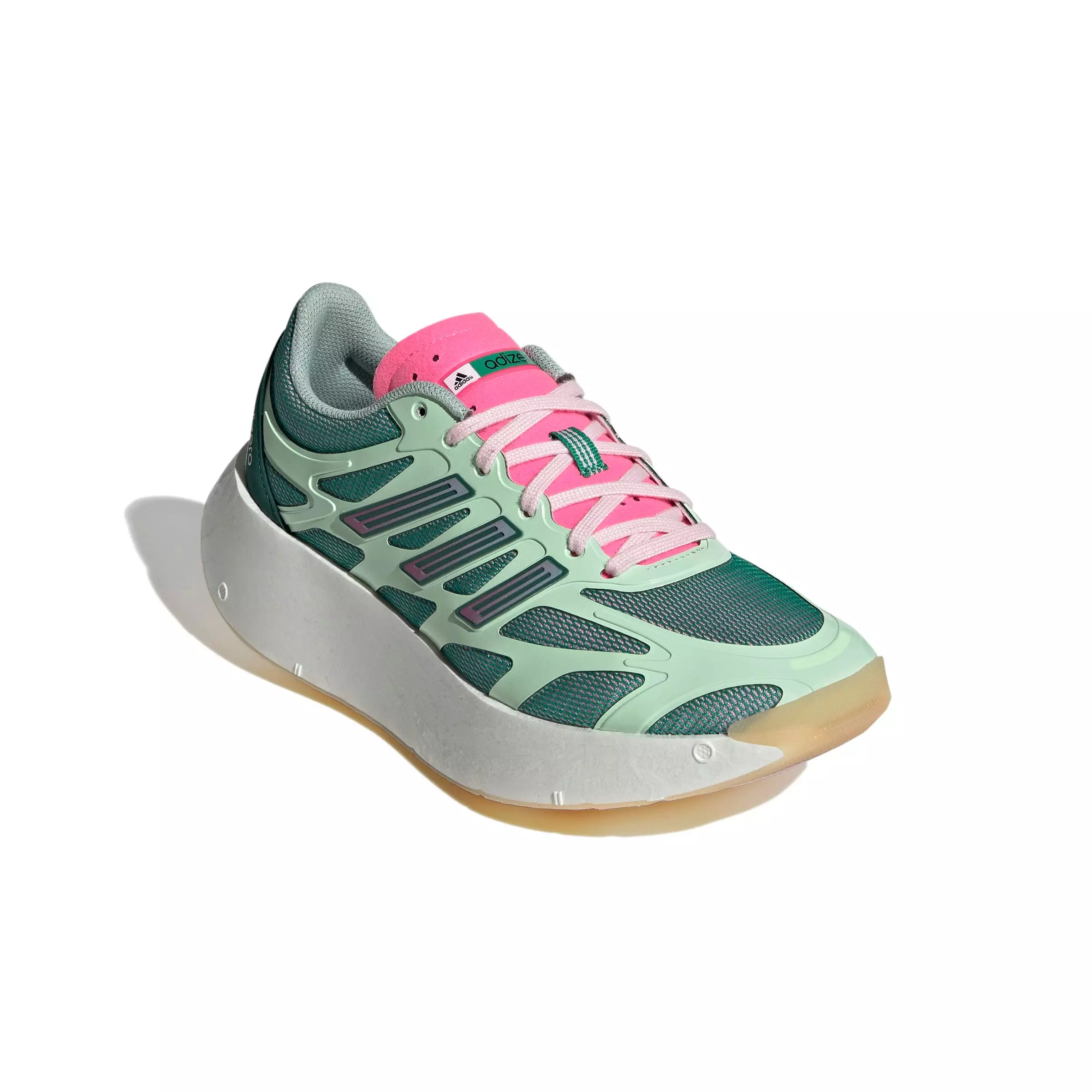 adidas Originals Adizero Aruku "Court Green/Clear Pink/Semi Green Spark" Women's Shoe - GREEN/PINK/GREEN