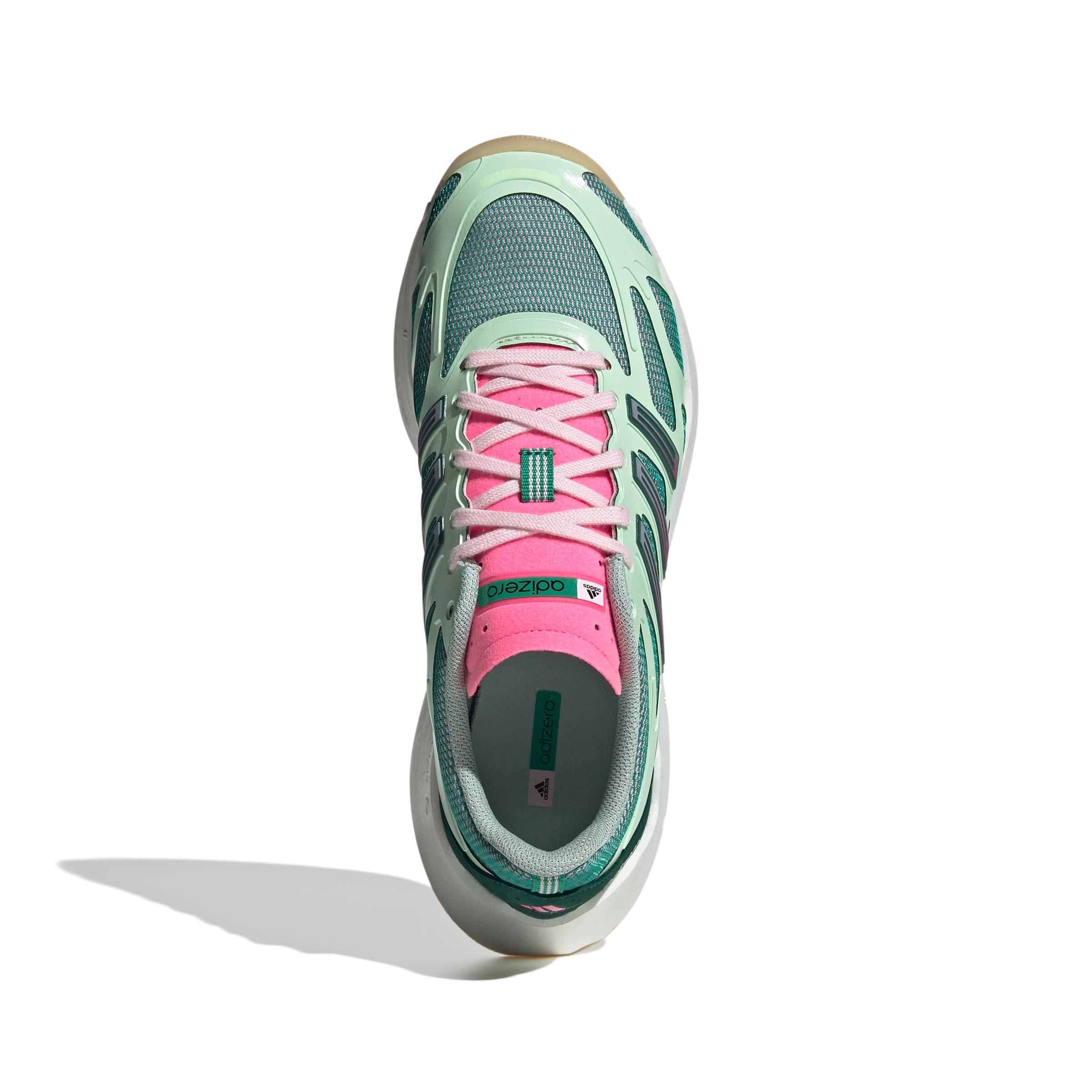 adidas Originals Adizero Aruku "Court Green/Clear Pink/Semi Green Spark" Women's Shoe - GREEN/PINK/GREEN Thumbnail View 7