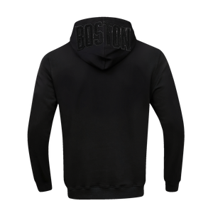 Pro Standard Men's Boston Celtics Triple Black Logo Zipper Hoodie