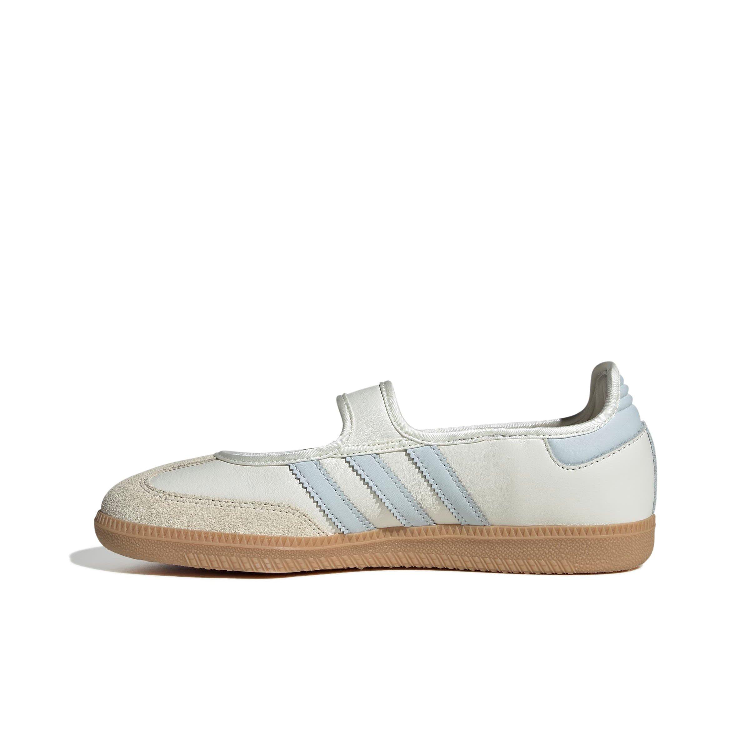 adidas Originals Samba Jane OG "Cloud White/Gum 3/Halo Blue" Women's Shoe - WHITE/GUM 3/BLUE Thumbnail View 2
