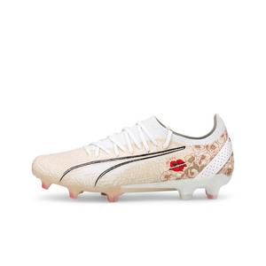 PUMA ULTRA ULTIMATE FG/AG "White/Beige" Women's Soccer Cleat