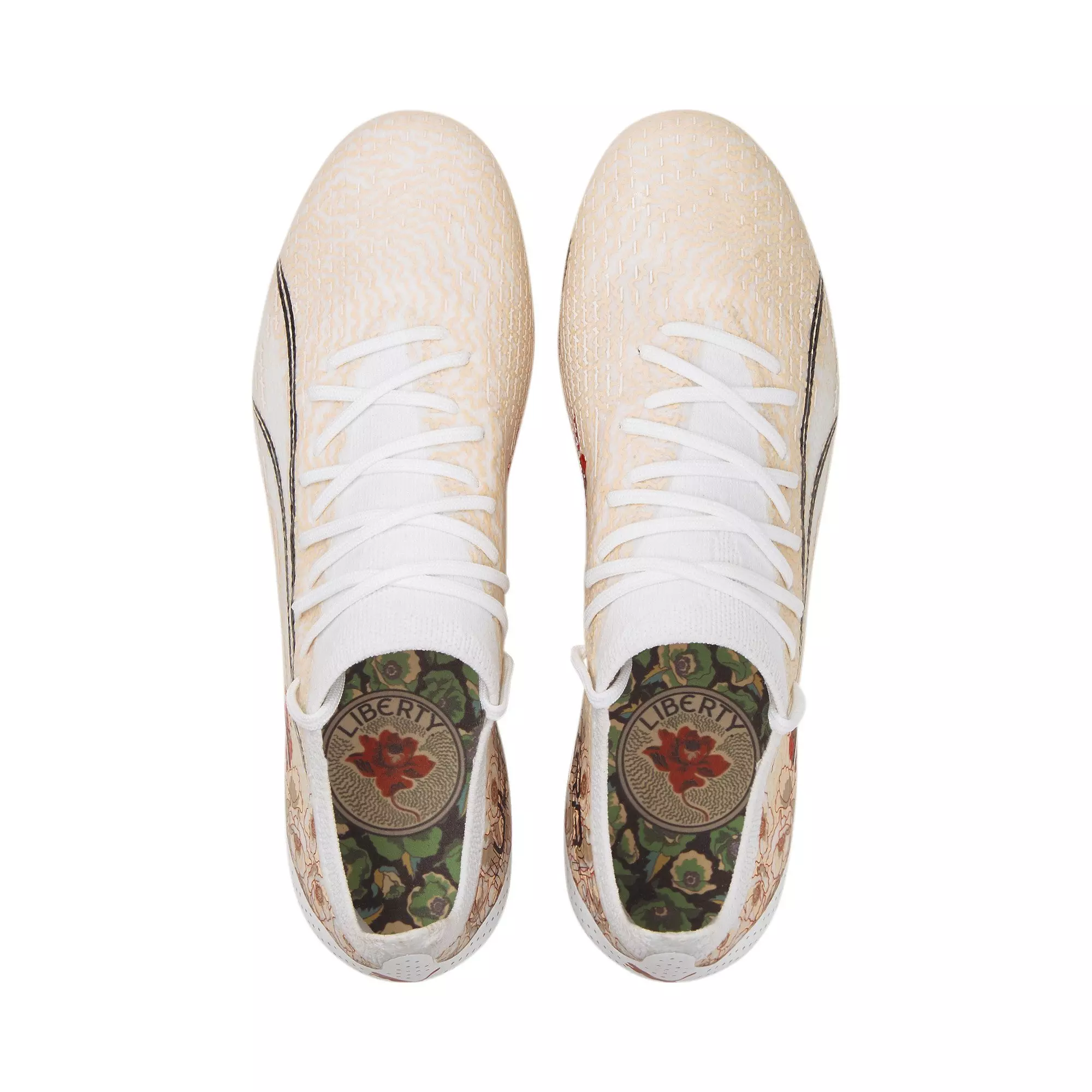 PUMA ULTRA ULTIMATE FG/AG "White/Beige" Women's Soccer Cleat - WHITE/BEIGE