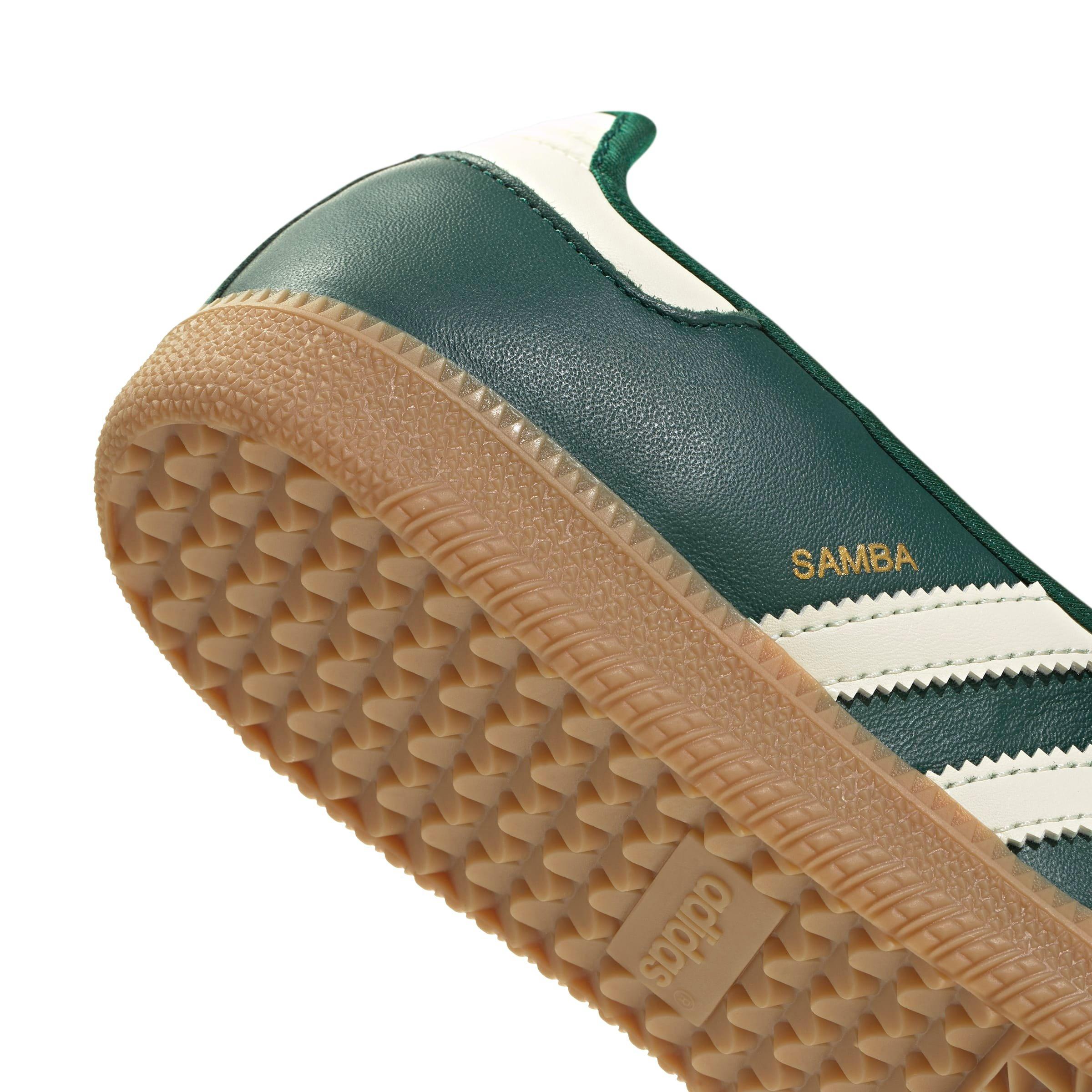 adidas Originals Samba Jane OG "Collegiate Green/Gum 3/Cream White" Women's Shoe - GREEN/GUM 3/WHITE Thumbnail View 6
