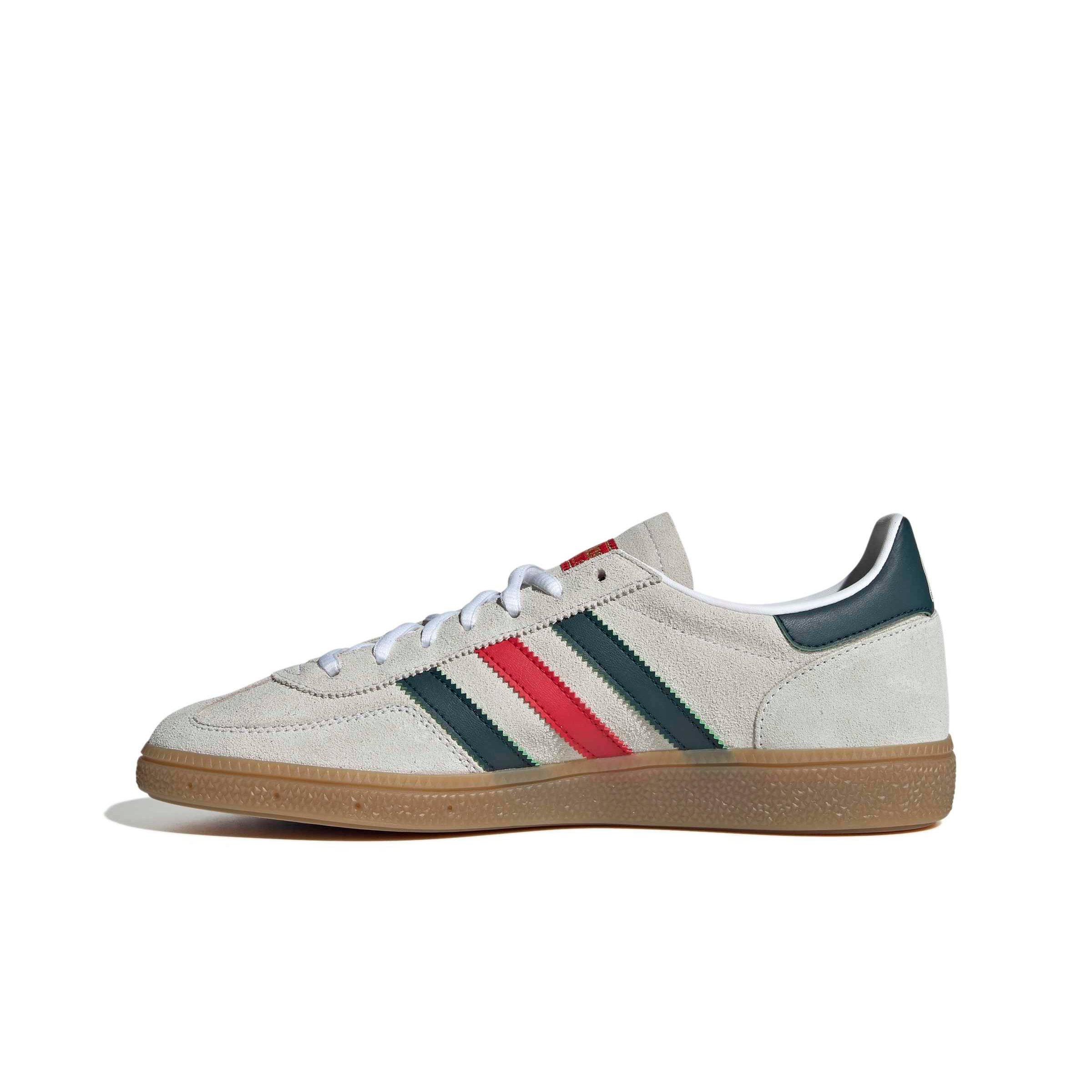 adidas Originals Mexico Handball Spezial "Ftwr White/Aurora Ivy/Better Scarlet" Men's Shoe - WHITE/IVY/SCARLET Thumbnail View 2