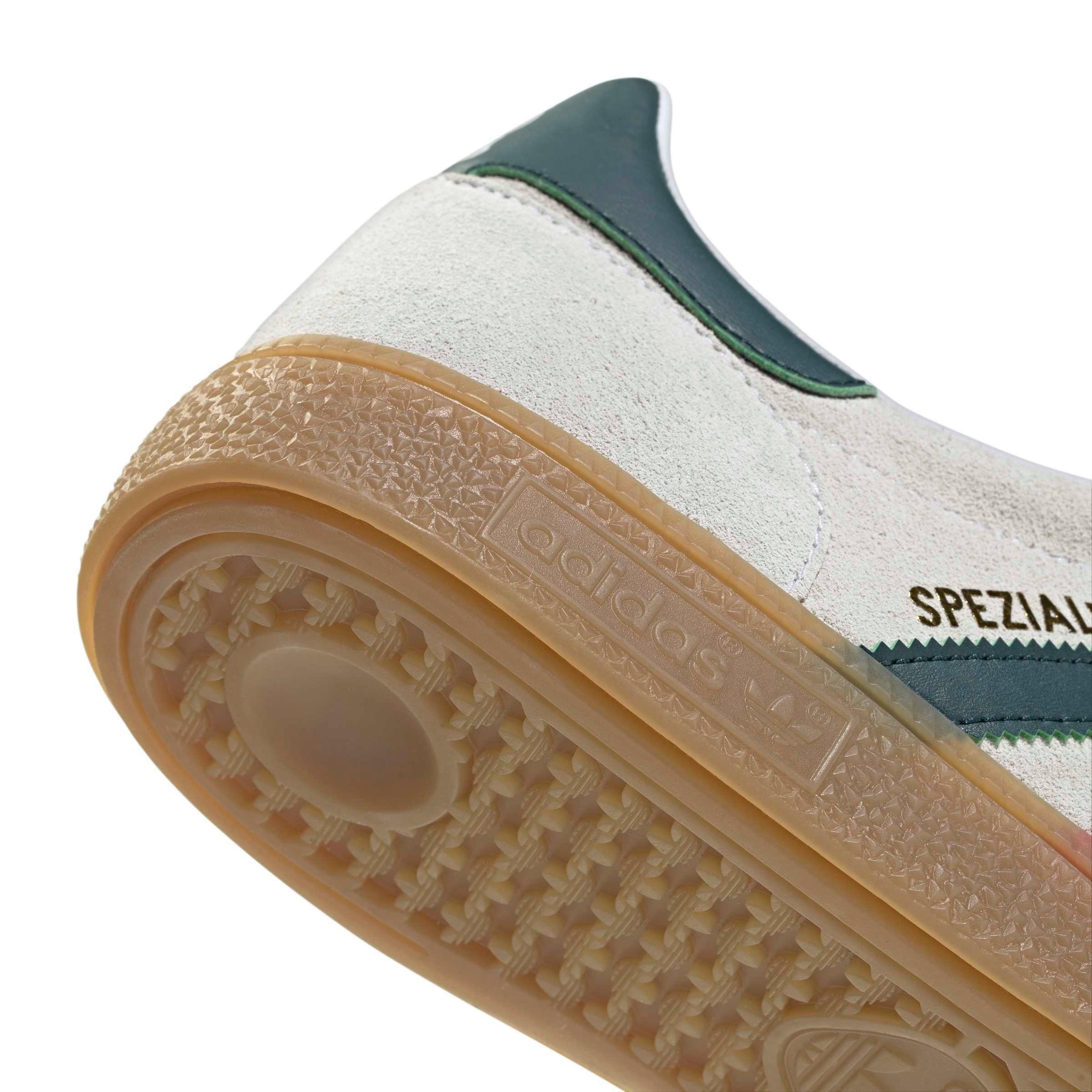 adidas Originals Mexico Handball Spezial "Ftwr White/Aurora Ivy/Better Scarlet" Men's Shoe - WHITE/IVY/SCARLET Thumbnail View 6