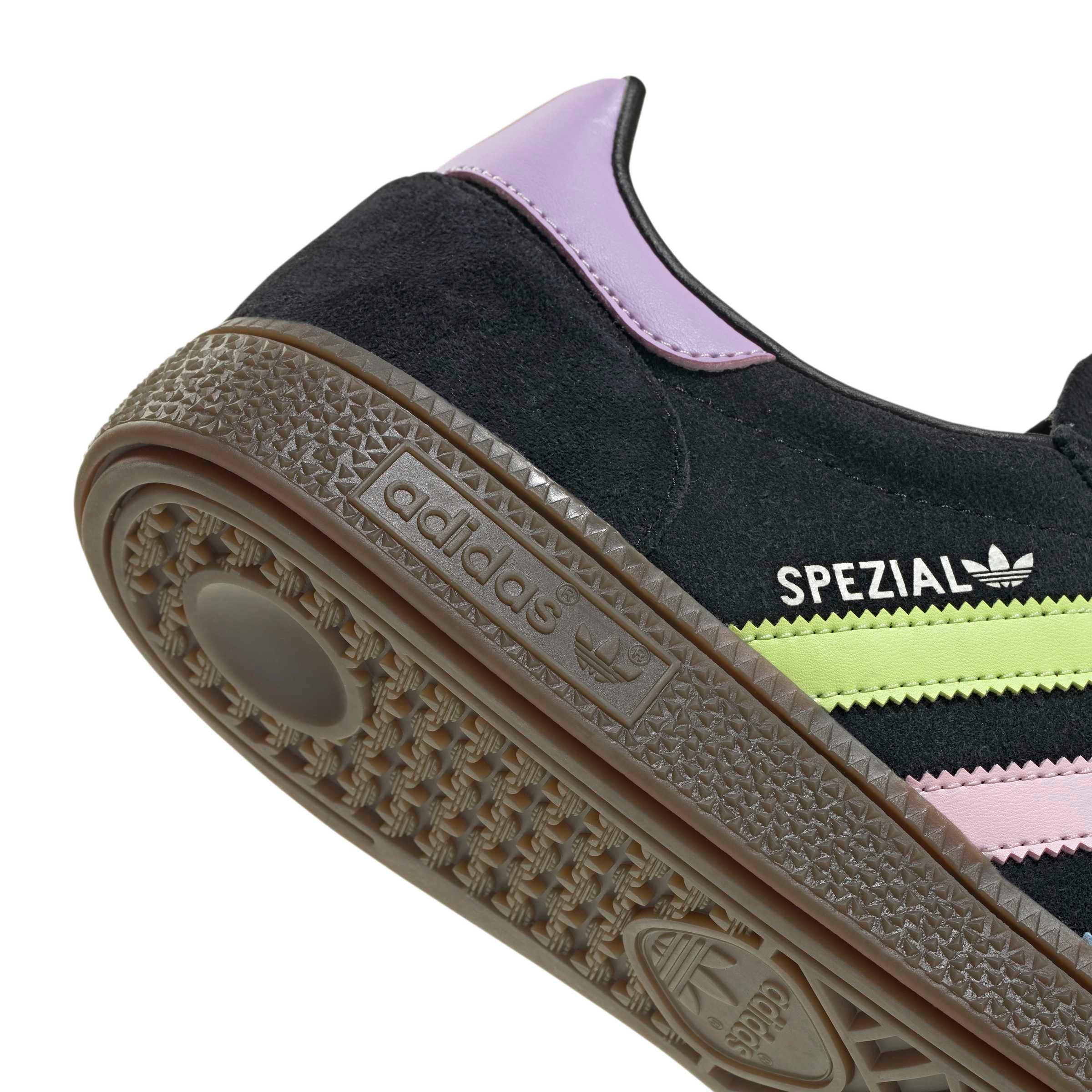 adidas Originals Japan Handball Spezial "Core Black/Glow Blue/Off White" Men's Shoe - BLACK/BLUE/OFF WHITE Thumbnail View 6