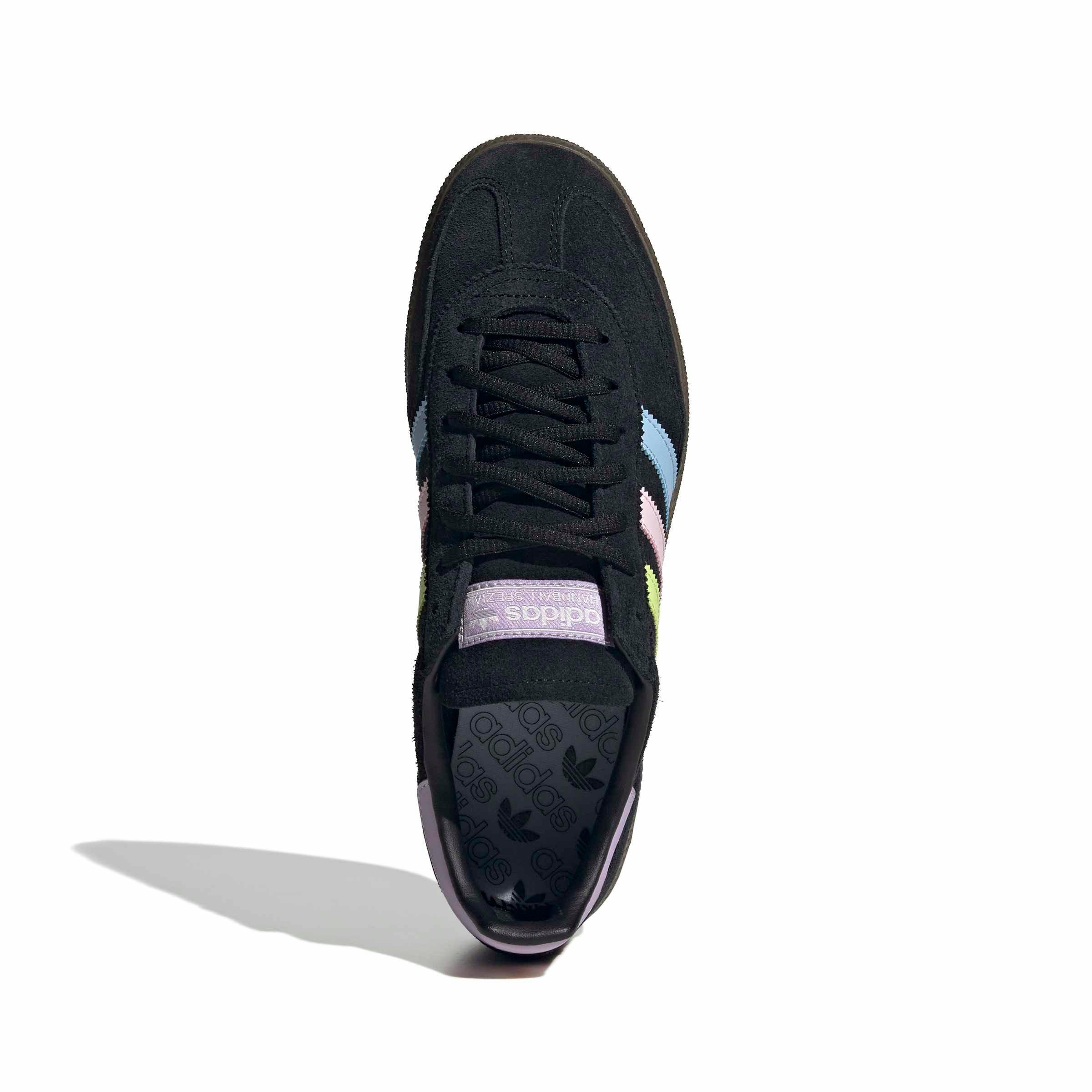 adidas Originals Japan Handball Spezial "Core Black/Glow Blue/Off White" Men's Shoe - BLACK/BLUE/OFF WHITE Thumbnail View 7