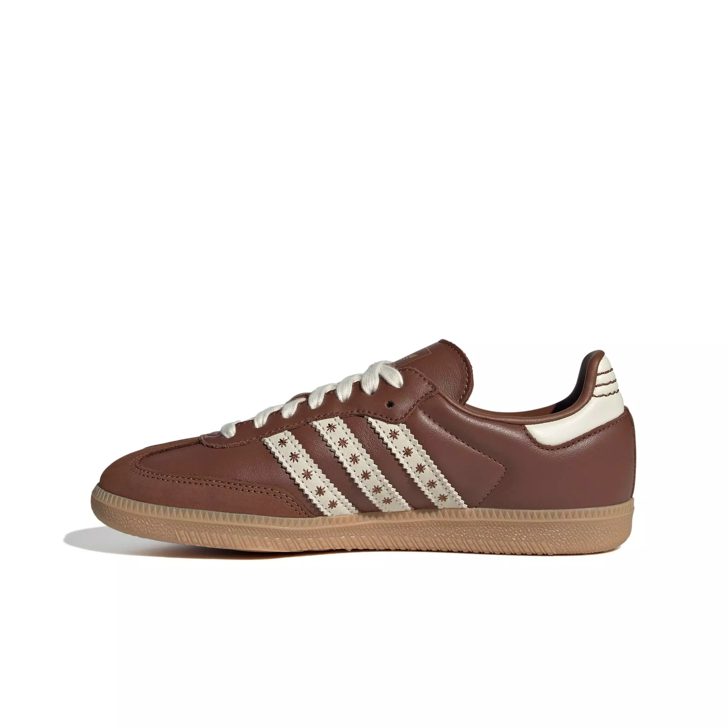 adidas Originals Samba OG "Cloud White/Preloved Brown/Cream White" Women's Shoe - WHITE/BROWN/WHITE