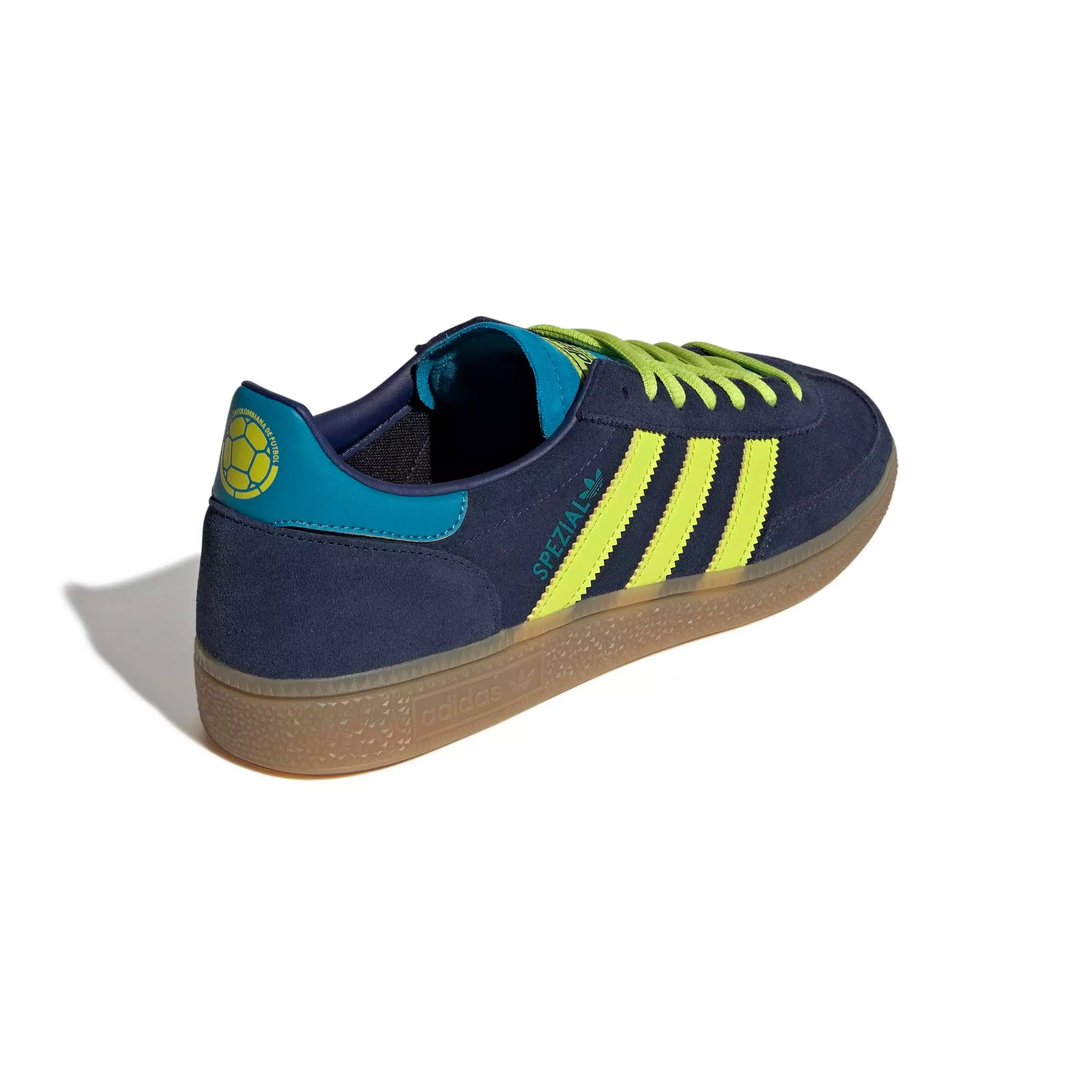 adidas Originals Colombia Handball Spezial "Blue/Volt" Men's Shoe - BLUE/VOLT