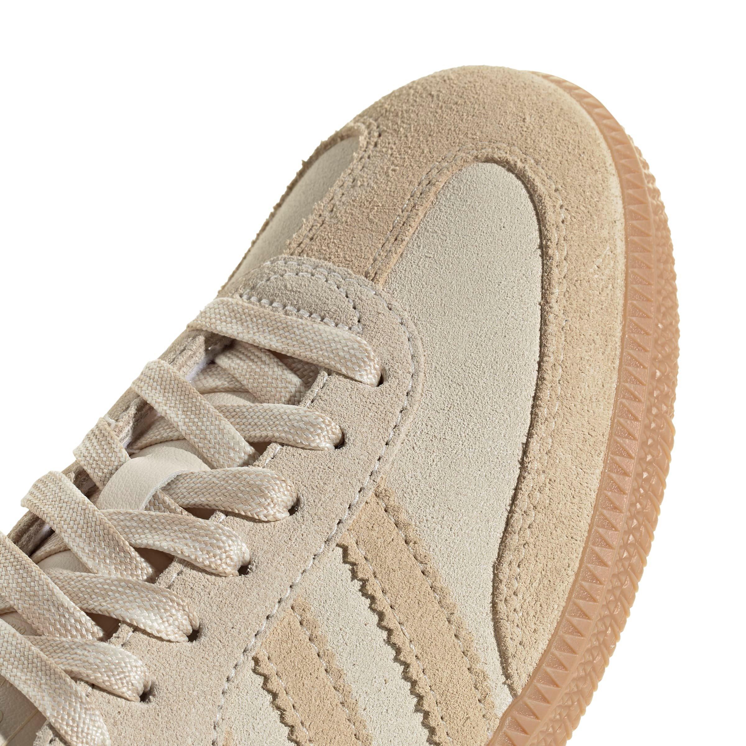 adidas Originals Samba OG "Cloud White/Wonder White/Sand Strata" Women's Shoe - WHITE/WHITE/SAND Thumbnail View 5