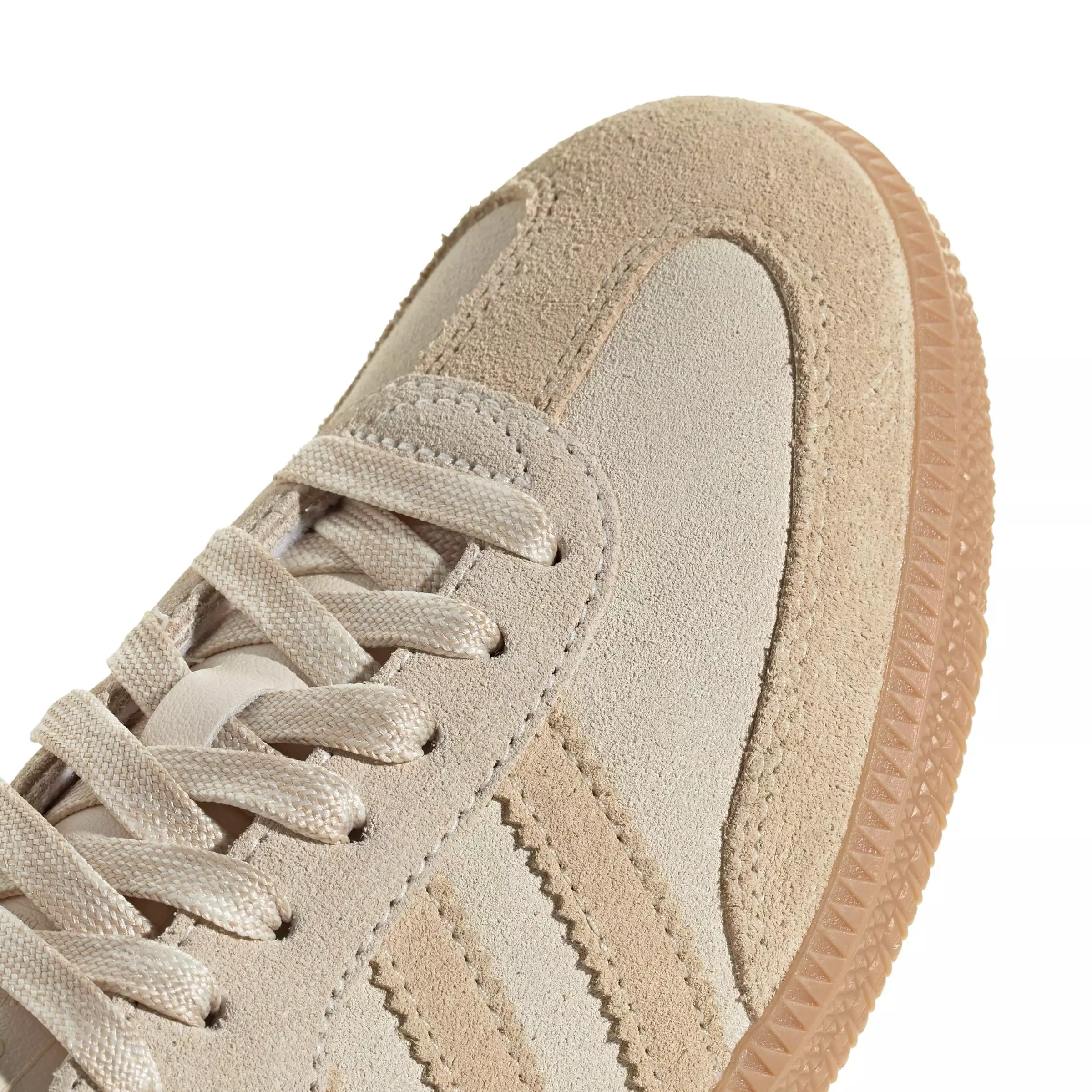 adidas Originals Samba OG "Cloud White/Wonder White/Sand Strata" Women's Shoe - WHITE/WHITE/SAND