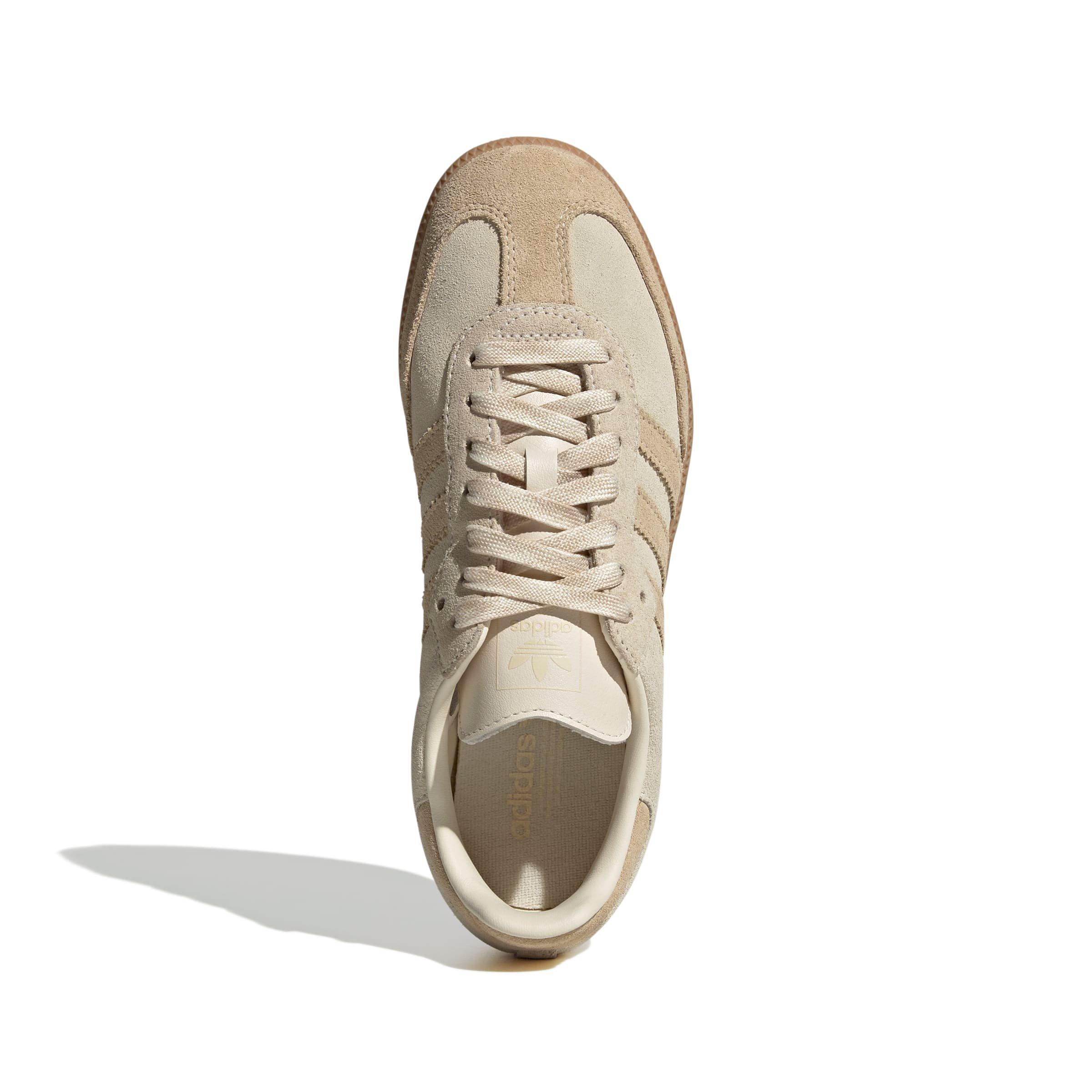 adidas Originals Samba OG "Cloud White/Wonder White/Sand Strata" Women's Shoe - WHITE/WHITE/SAND Thumbnail View 7