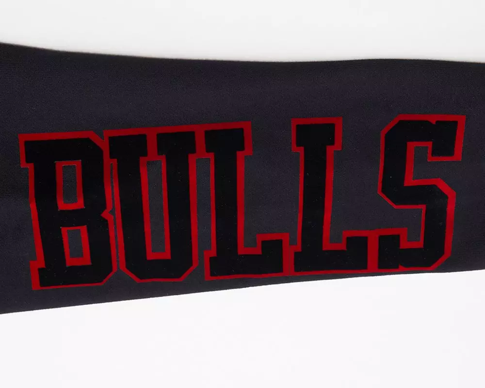 Pro Standard Men's Chicago Bulls Classic Fleece PO Hoodie - Black - BLACK