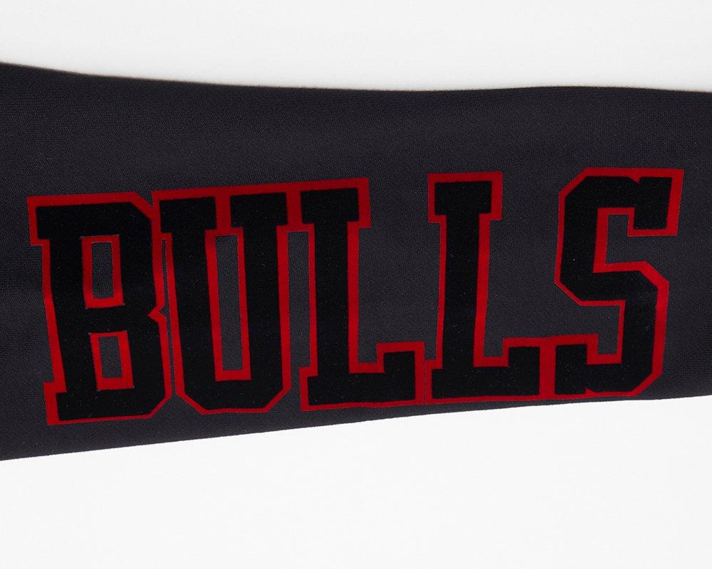 Pro Standard Men's Chicago Bulls Classic Fleece PO Hoodie -Black - BLACK Thumbnail View 7