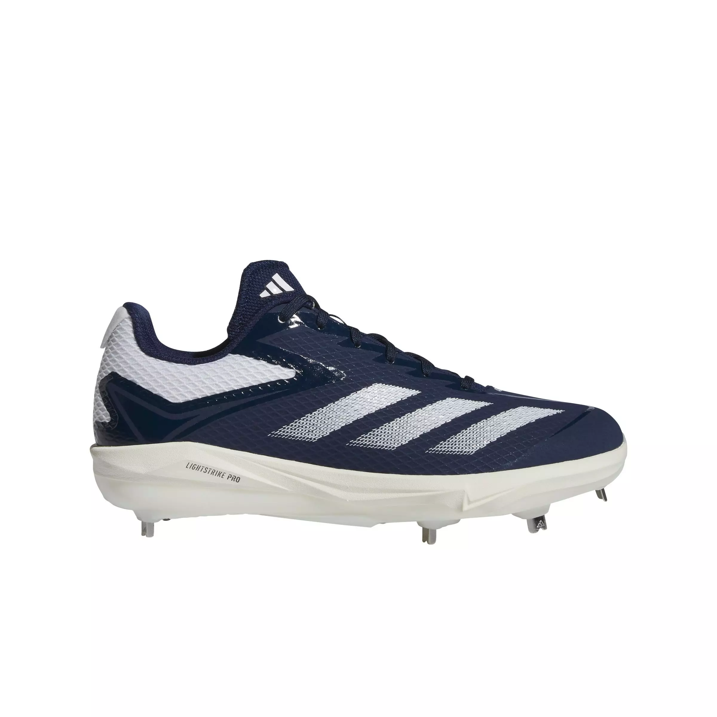 adidas Adizero Electric "Team Navy Blue 2/Ftwr White/Team Navy Blue 2" Men's Baseball Cleat - NAVY/WHITE/NAVY