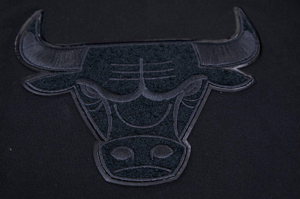 Pro Standard Men's Chicago Bulls Triple Black Zipper Jacket - BLACK Thumbnail View 6