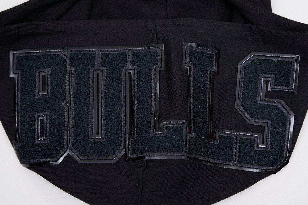 Pro Standard Men's Chicago Bulls Triple Black Zipper Jacket - BLACK Thumbnail View 8