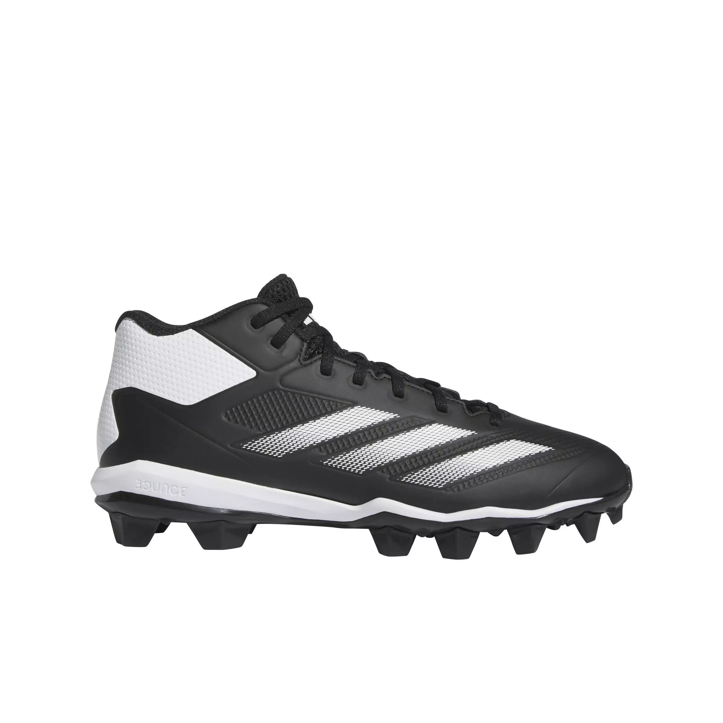 adidas Adizero Impact Molded "Core Black/Ftwr White/Core Black" Men's Baseball Cleat - BLACK/WHITE/BLACK