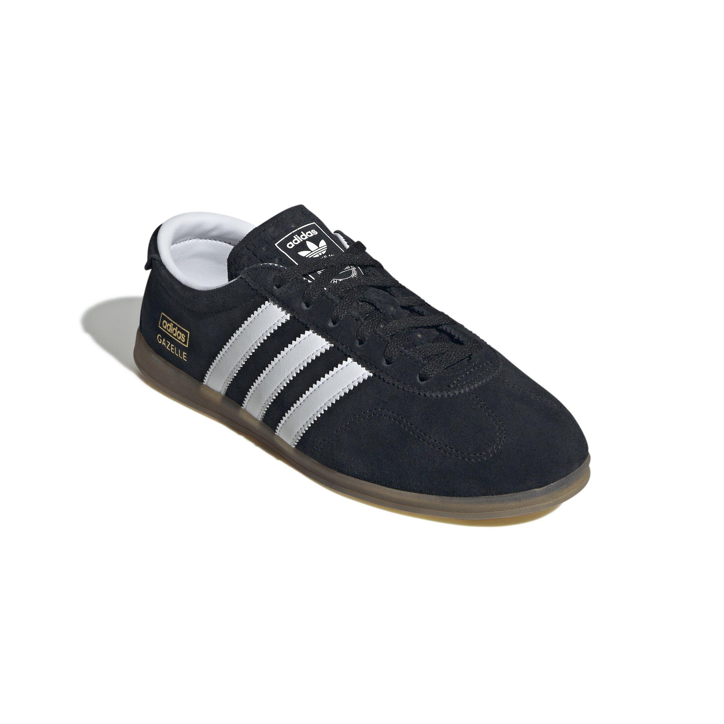 adidas Originals Gazelle Lo Pro "Core Black/Ftwr White/Gum 3" Women's Shoe - BLACK/WHITE/GUM Thumbnail View 3