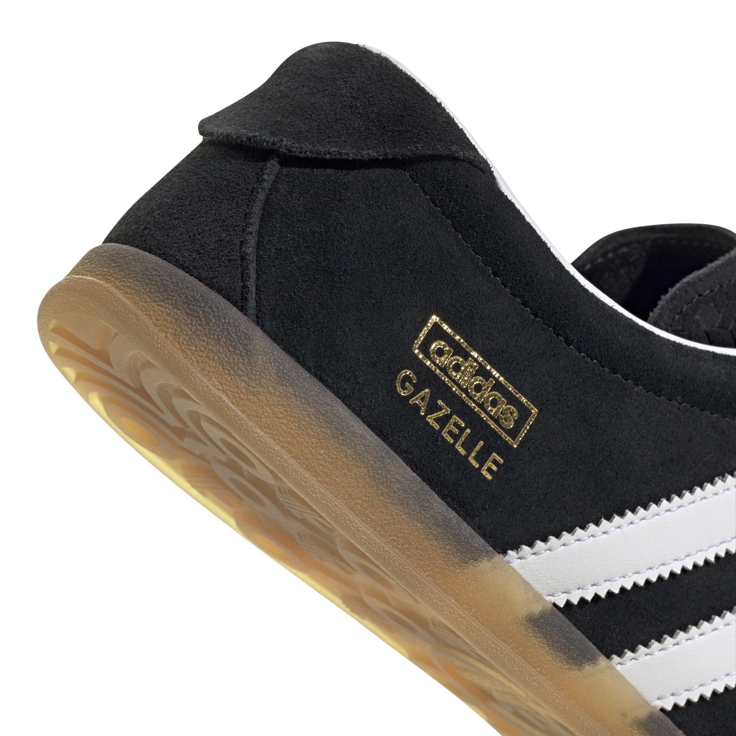 adidas Originals Gazelle Lo Pro "Core Black/Ftwr White/Gum 3" Women's Shoe - BLACK/WHITE/GUM Thumbnail View 8