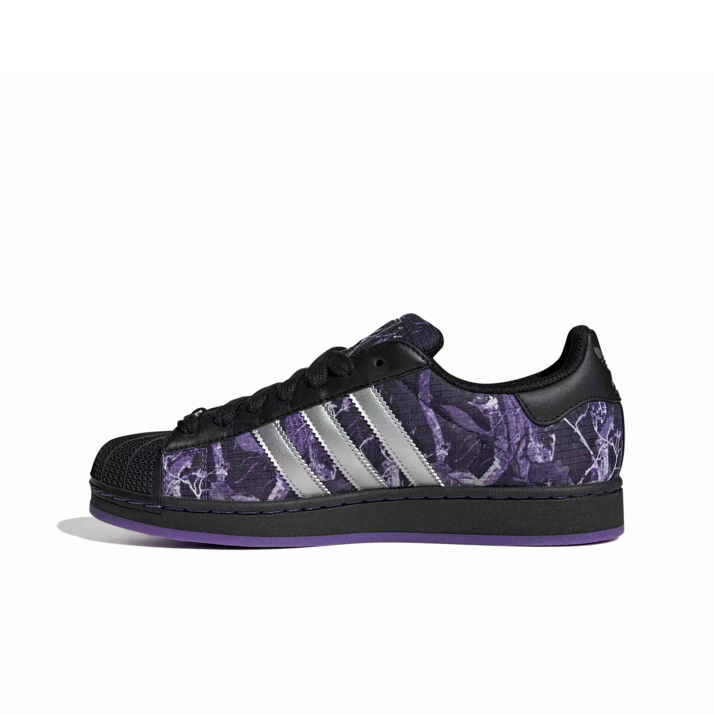 adidas Originals Superstar II "Pulse Rush/Silver Metallic/Core Black" Men's Shoe - PURPLE/SILVER/BLACK