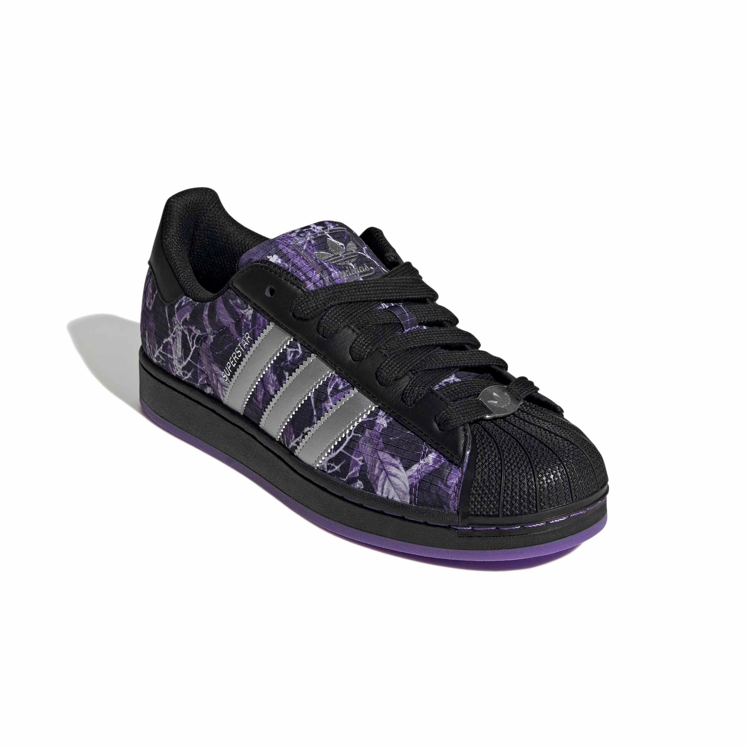 adidas Originals Superstar II "Pulse Rush/Silver Metallic/Core Black" Men's Shoe - PURPLE/SILVER/BLACK Thumbnail View 3