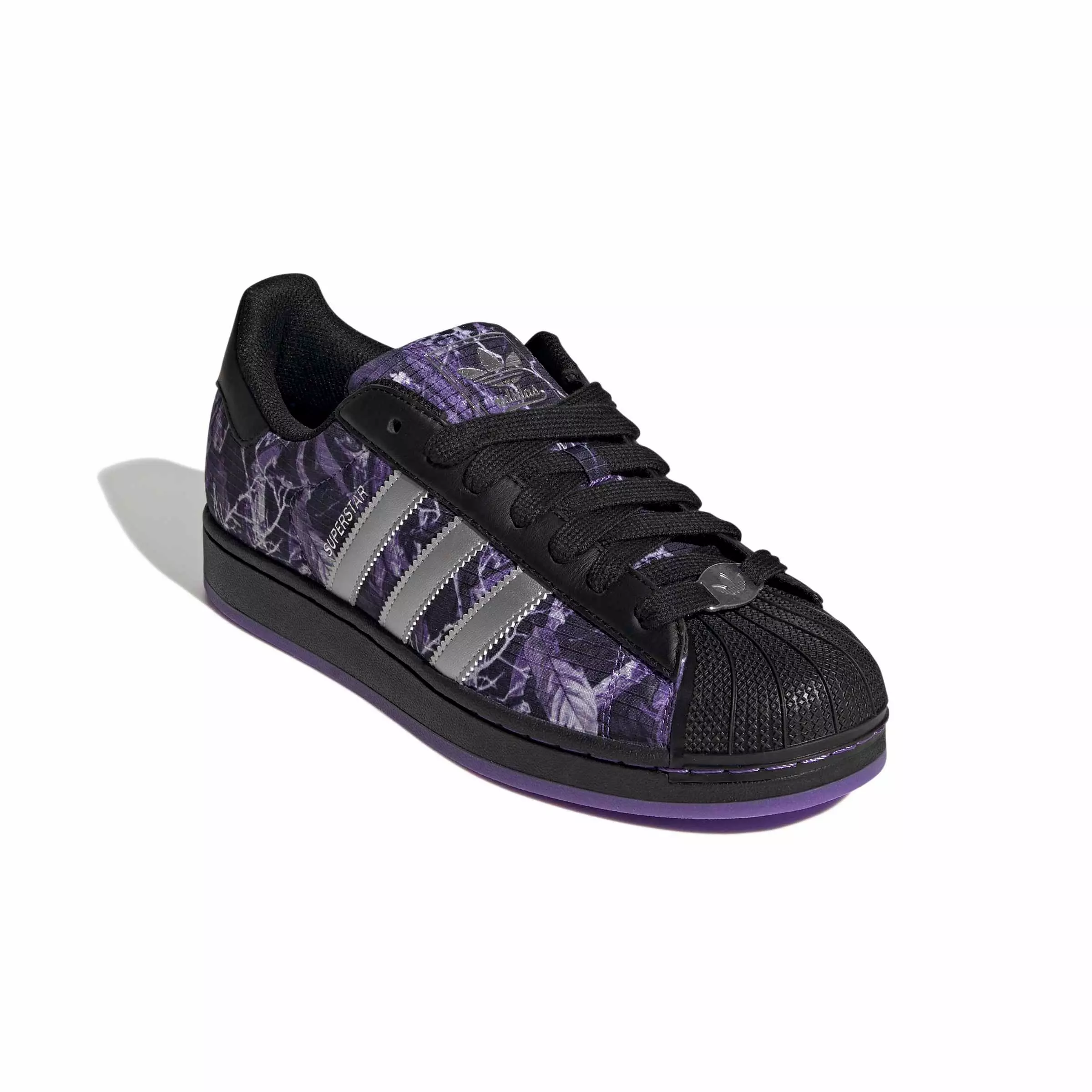 adidas Originals Superstar II "Pulse Rush/Silver Metallic/Core Black" Men's Shoe - PURPLE/SILVER/BLACK