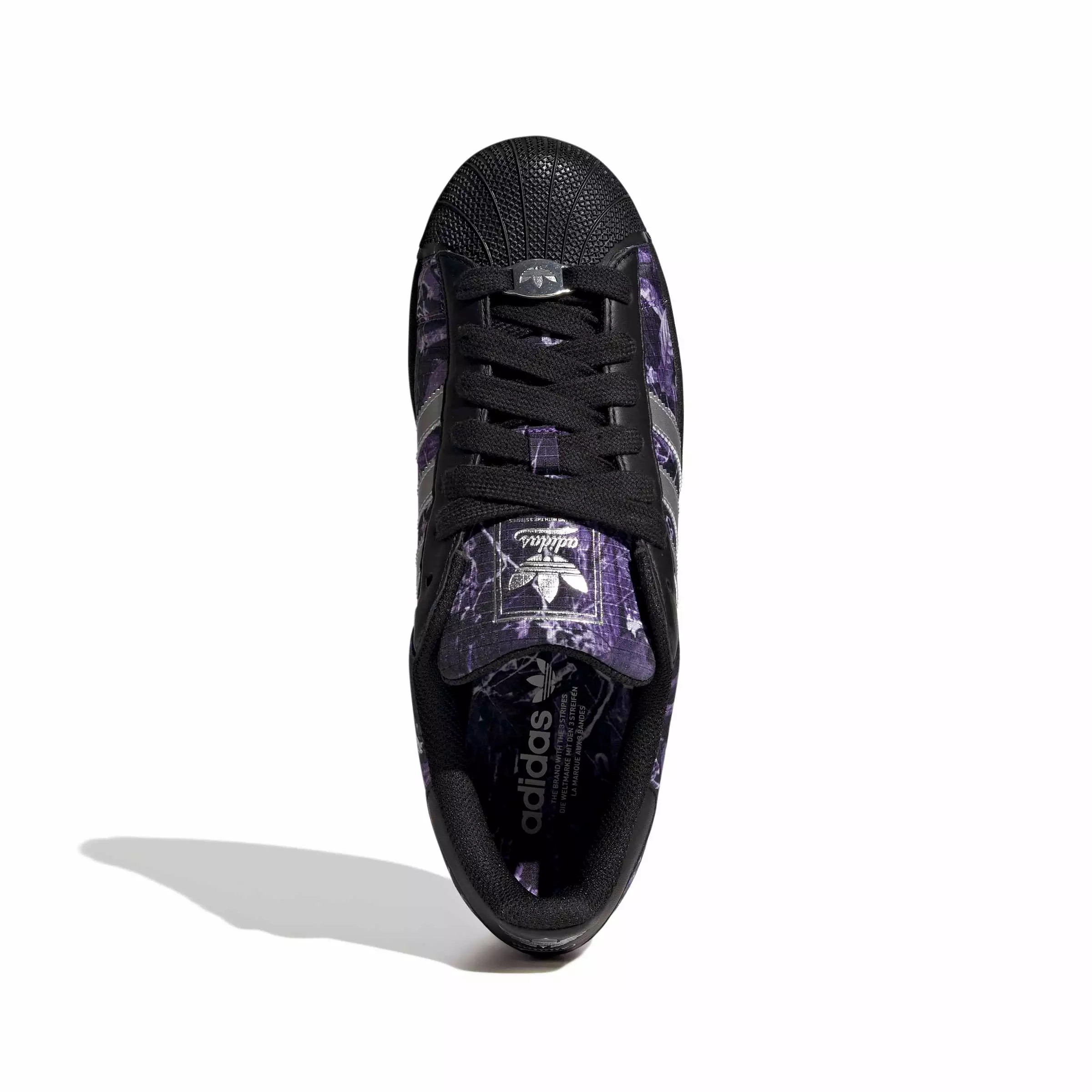 adidas Originals Superstar II "Pulse Rush/Silver Metallic/Core Black" Men's Shoe - PURPLE/SILVER/BLACK