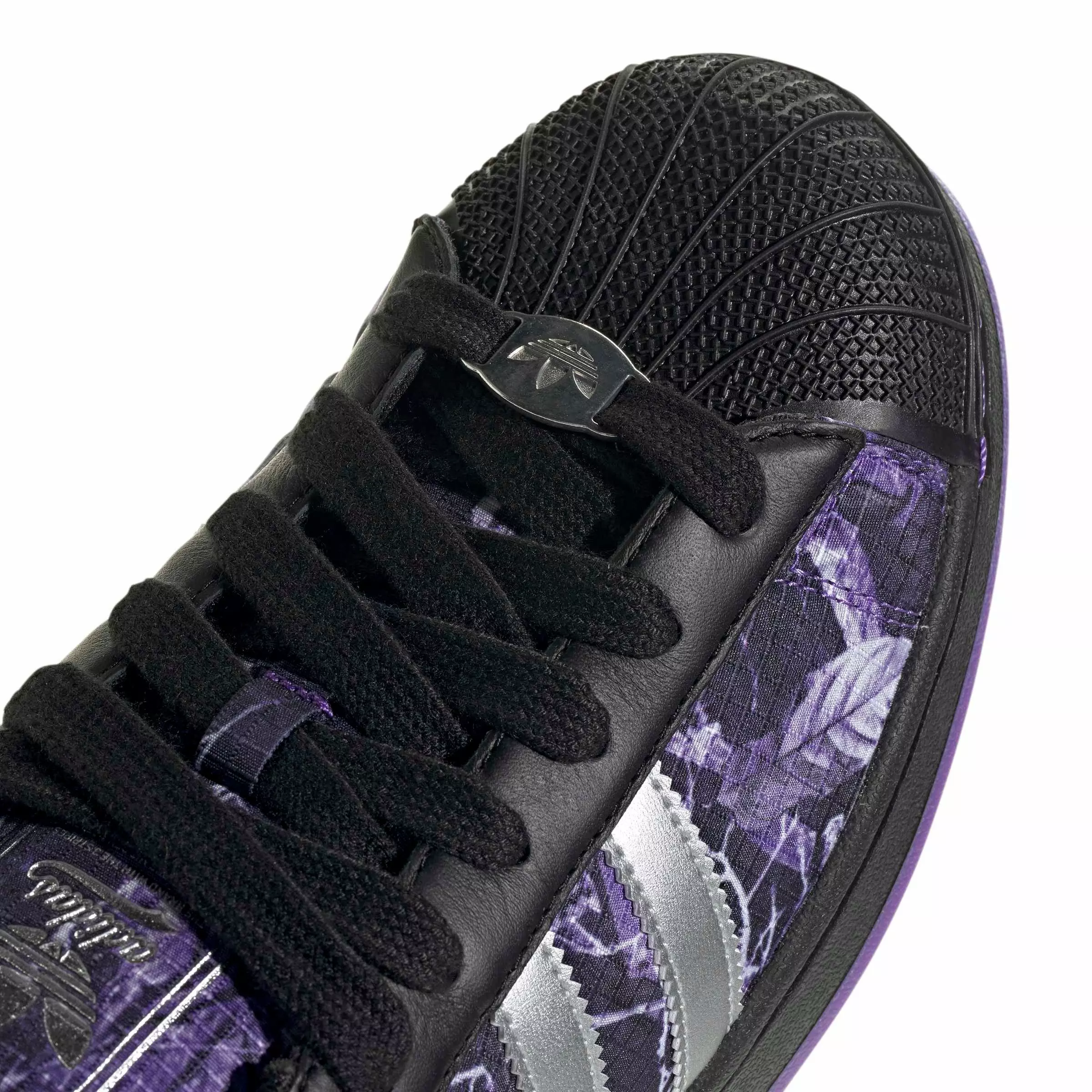 adidas Originals Superstar II "Pulse Rush/Silver Metallic/Core Black" Men's Shoe - PURPLE/SILVER/BLACK