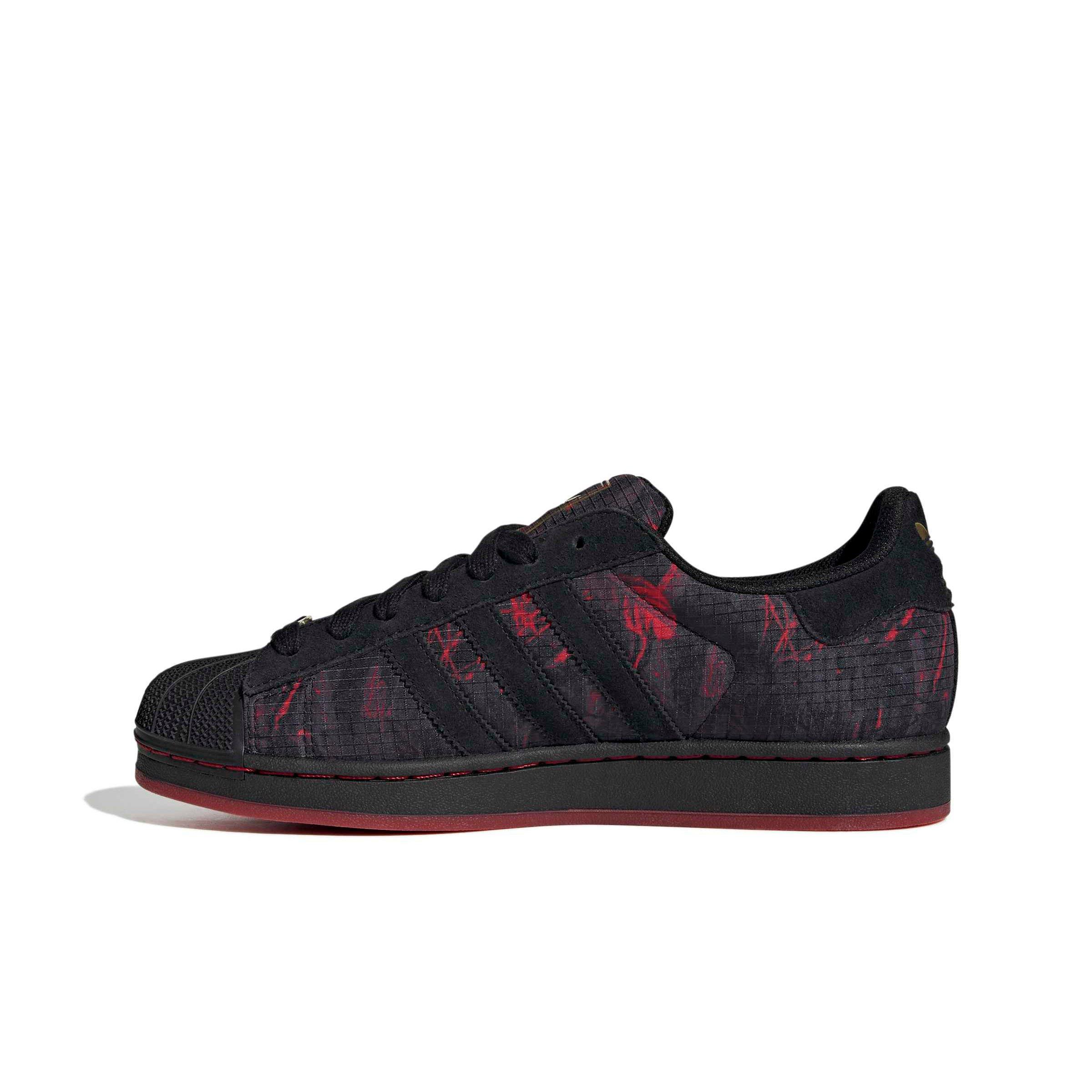 adidas Originals Superstar II "Core Black/Power Red/Gold Metallic" Men's Shoe - BLACK/RED/GOLD Thumbnail View 2