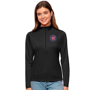 Antigua Women's Chicago Cubs Tribute Quarter-Zip Pullover Jacket