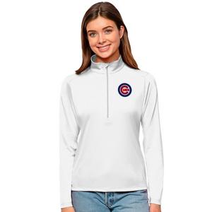 Antigua Women's Chicago Cubs Tribute Quarter-Zip Pullover Jacket