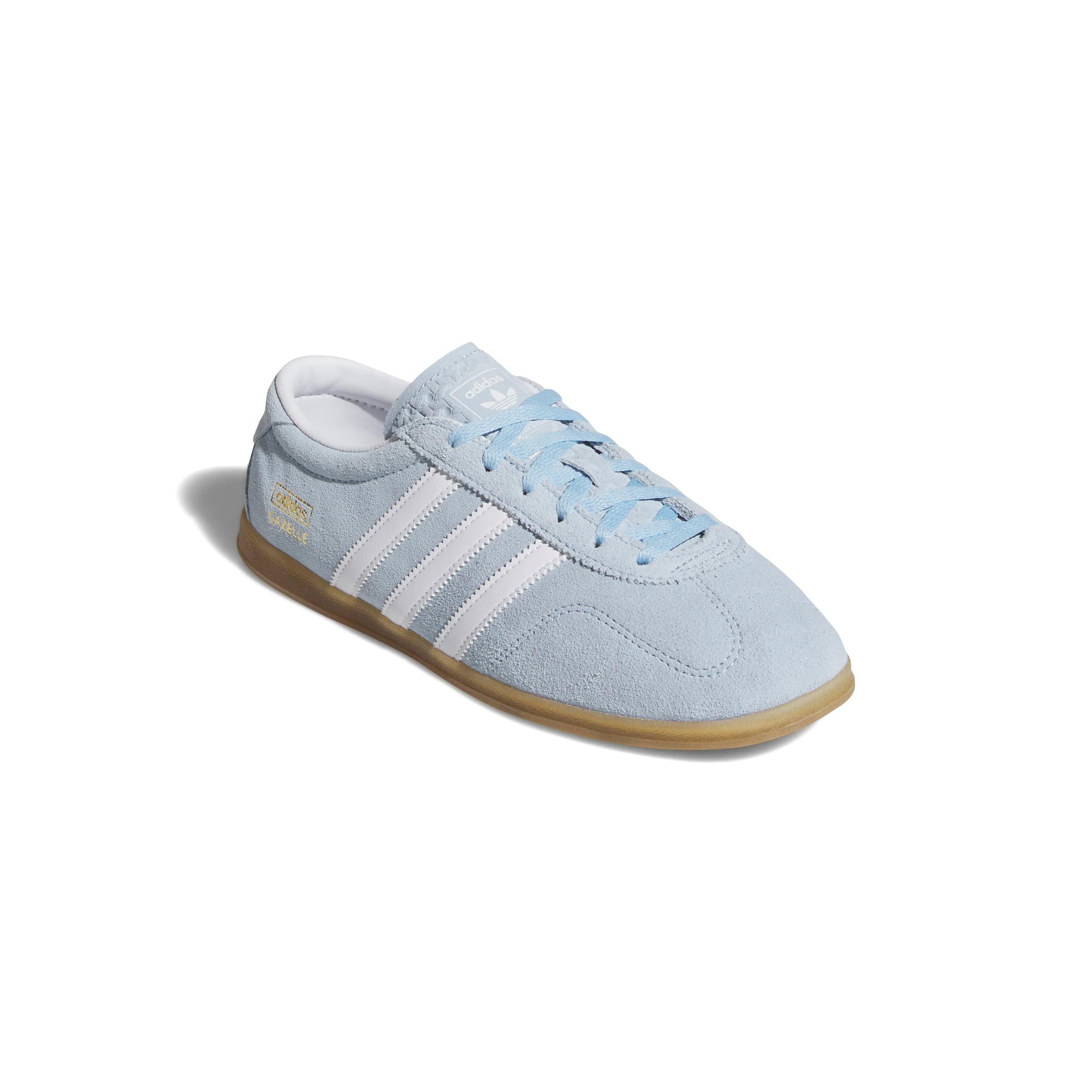 adidas Originals Gazelle Lo Pro "Clear Sky/Ftwr White/Gum 3" Women's Shoe - SKY/WHITE/GUM Thumbnail View 3