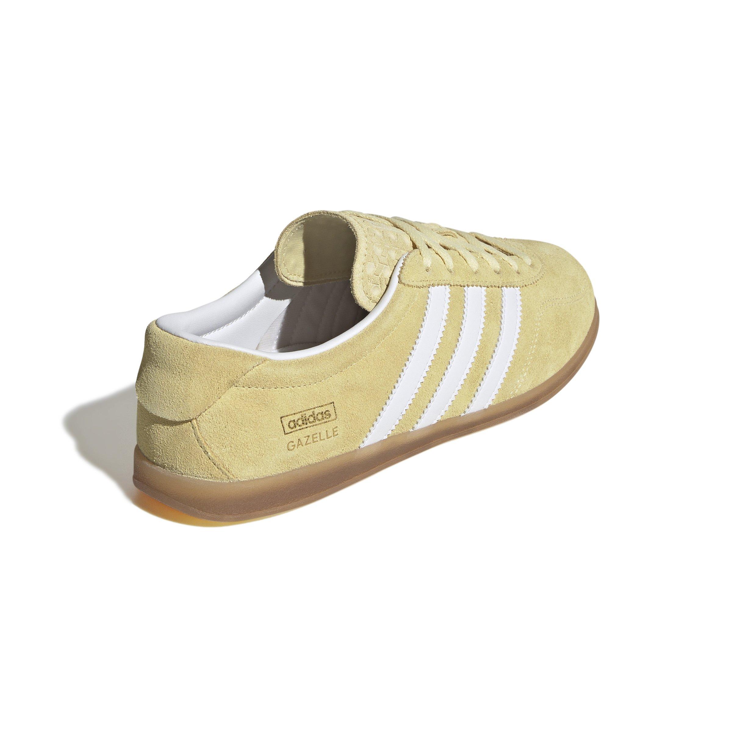 adidas Originals Gazelle Lo Pro "Almost Yellow/Ftwr White/Gum 3" Women's Shoe - YELLOW/WHITE/GUM Thumbnail View 4