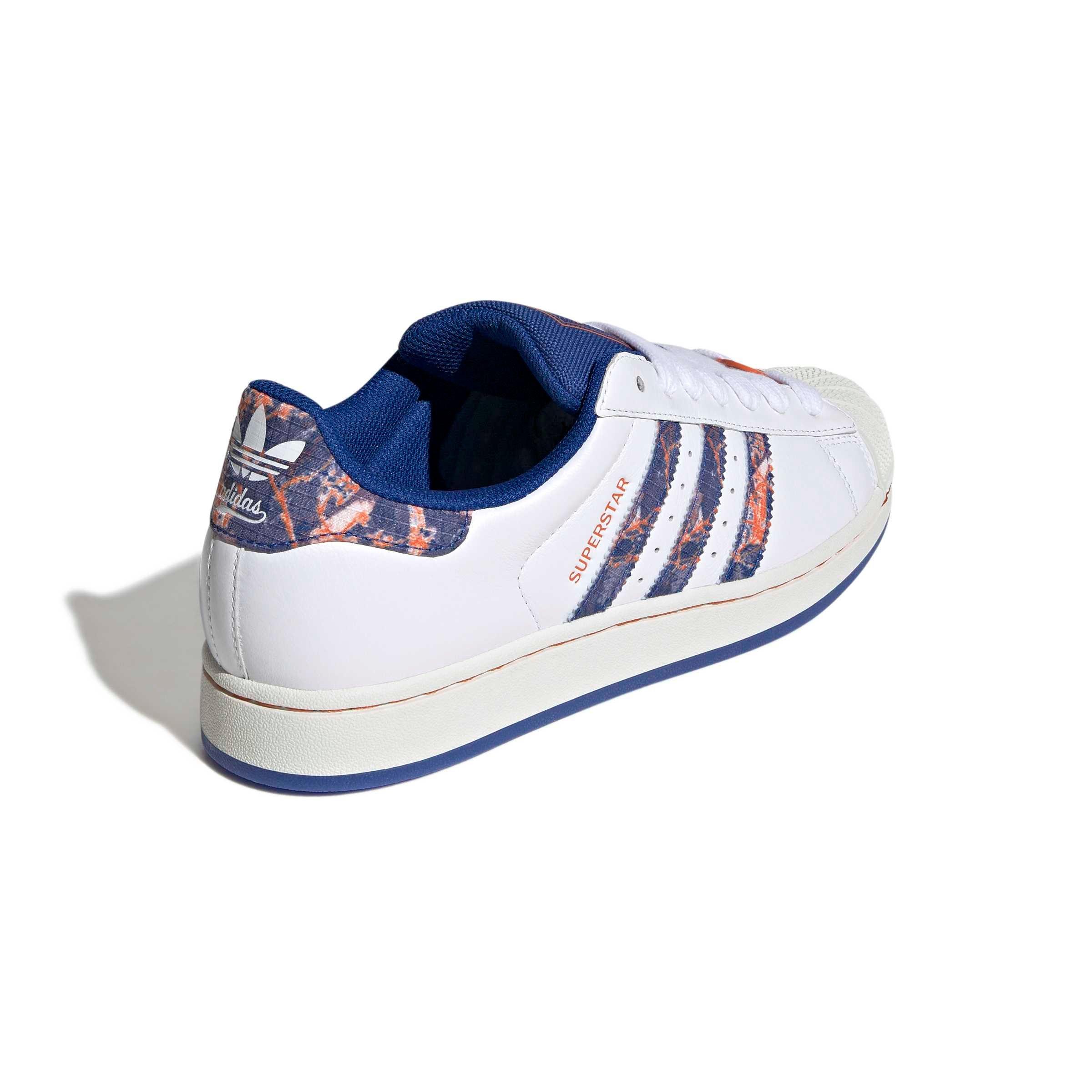 adidas Originals Superstar II "Ftwr White/Collegiate Royal/Off White" Men's Shoe - WHITE/ROYAL/OFF WHITE Thumbnail View 4