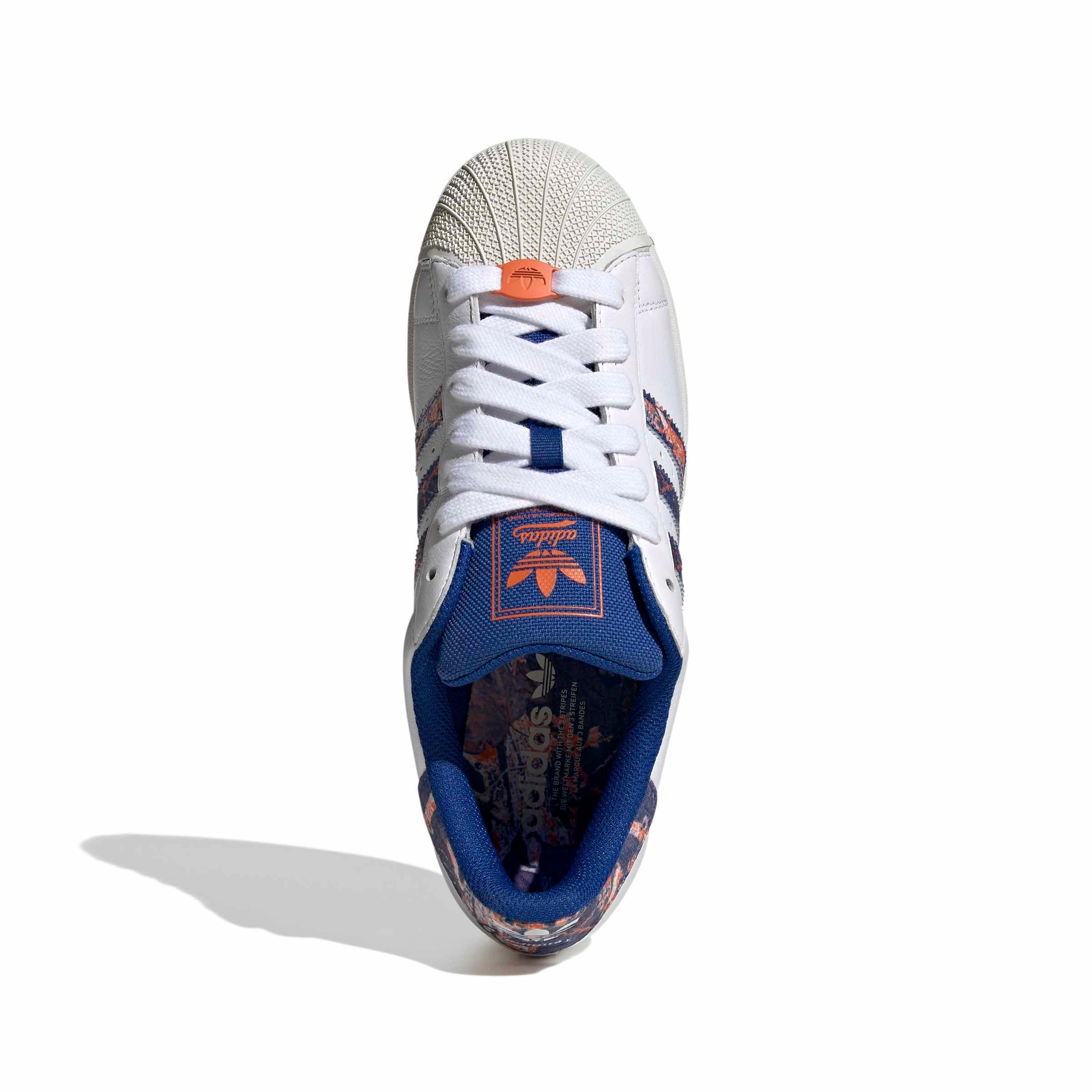 adidas Originals Superstar II "Ftwr White/Collegiate Royal/Off White" Men's Shoe - WHITE/ROYAL/OFF WHITE Thumbnail View 5