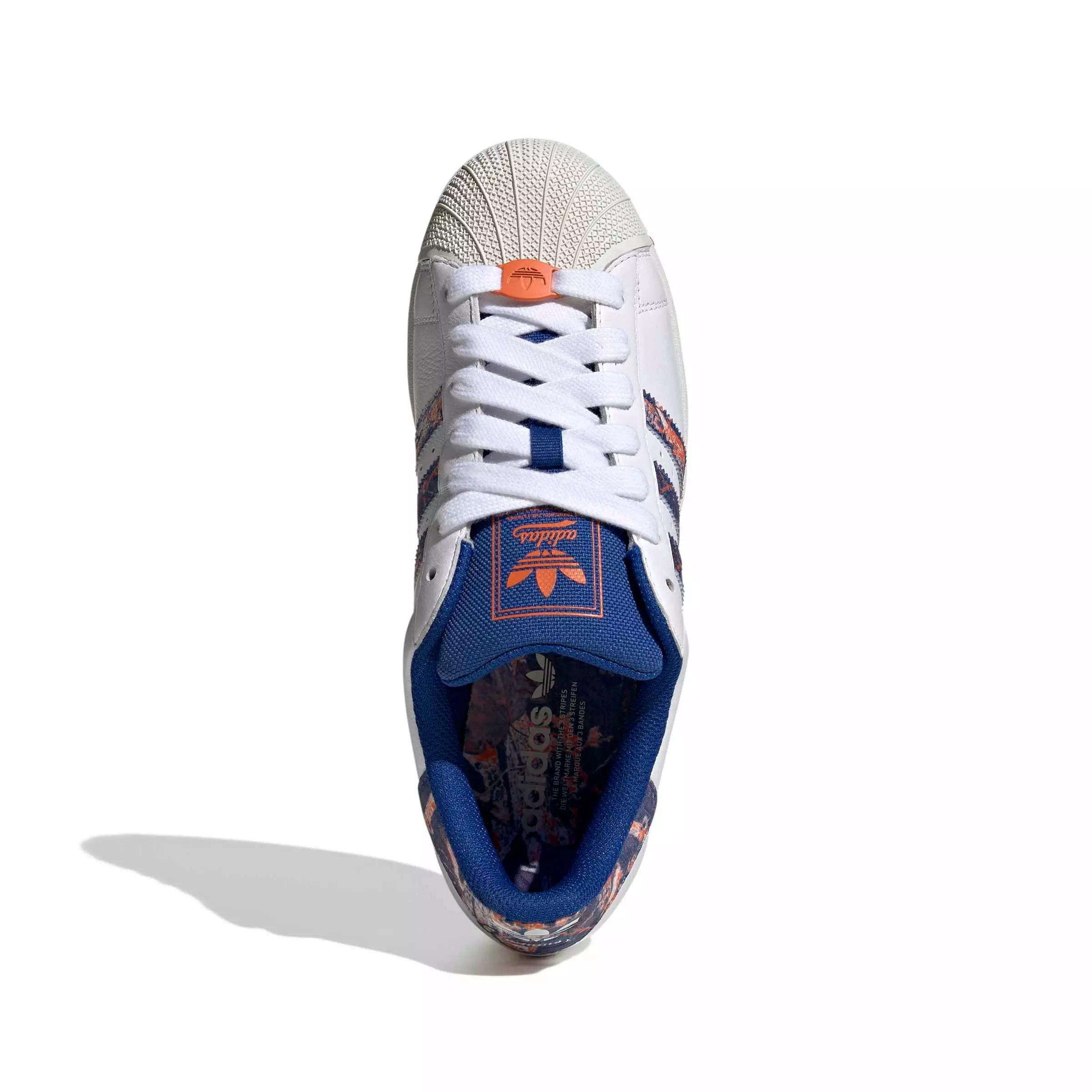 adidas Originals Superstar II "Ftwr White/Collegiate Royal/Off White" Men's Shoe - WHITE/ROYAL/OFF WHITE