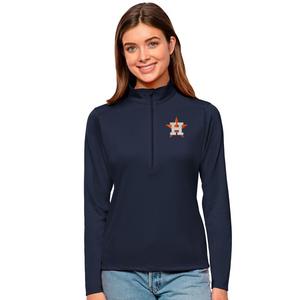 Antigua Women's Houston Astros Tribute Quarter-Zip Pullover Jacket